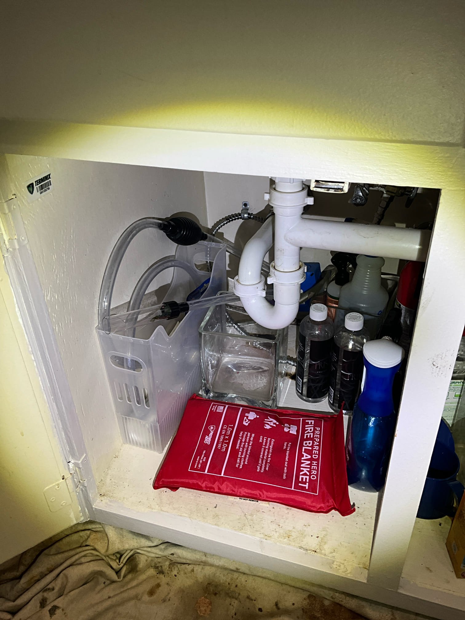 Customer had a kitchen sink backing up in both compartments. Informed customer that sneaking is risky due to agent condition of copper drain pipe discussed replacing pipe and wall with a new air admittance valve. Customer declined any work the required cutting the drywall. Customer approved, sneaking the drain and understood that it may not clear it and that it may damage the pipe cleared out rice and birthday cake from the line restored flow for now.