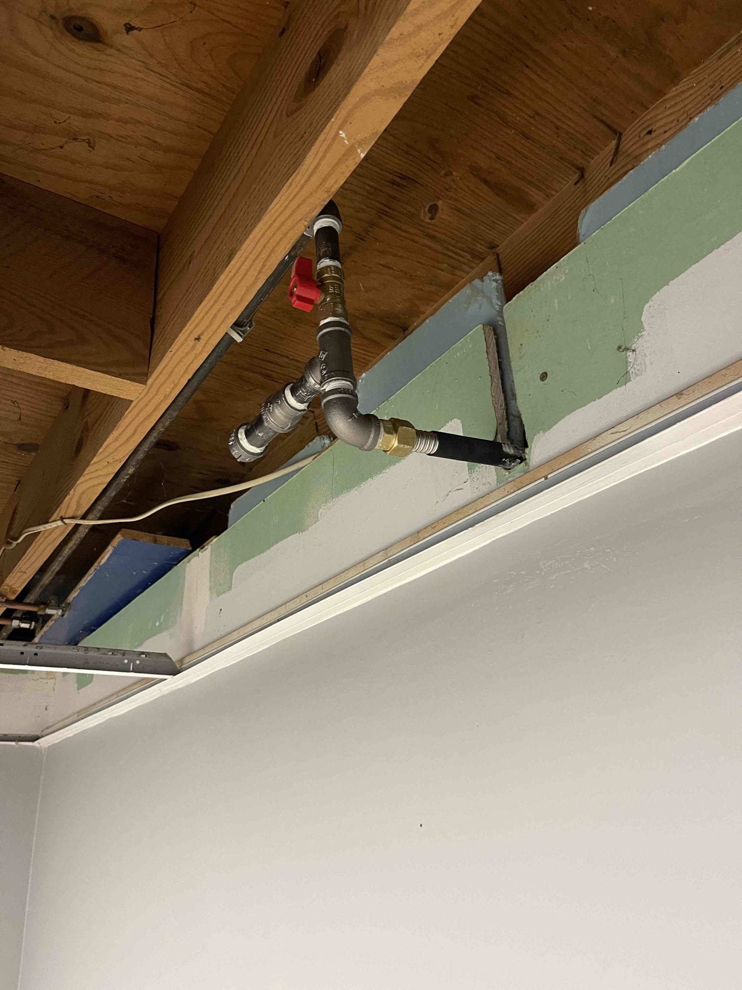 Came out to quote running a gasline for the grill. Customer already had an old gas line stubbed through the wall but it was turned off. We added a new isolation valve and ran trac pipe through the wall. Installed a new deck plate in the desired location coming up through the back deck. Pressure tested gas line for 15 minutes to confirm no drop in pressure. We also replaced the 10 year old water heater while we were here. Brought the installation up to code and tested to ensure a leak free installation and proper function. Left quote to replace the old water service. Customer will need county to locate the water meter before we can replace the water service. Service line will need to be sleeved as it is running through the septic tank/drain field. No further issue at this time. 