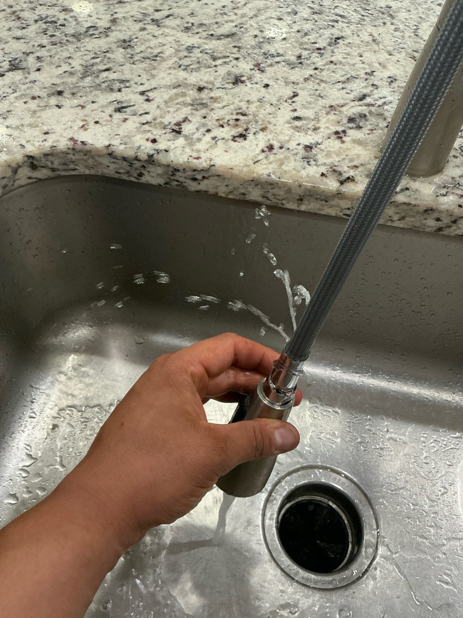 Use small snake and clear tub drain on main floor. Test thoroughly for proper operation. Clean work space 

Removed lots of hair and build up from tub drain

Left estimates for other plumbing tasks