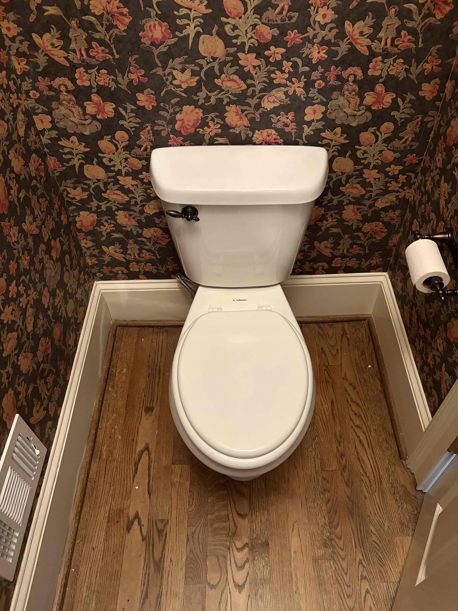 For this customer, we installed four brand new western toilets in the master bathroom following that was the downstairs half bathroom. That was the downstairs guest bathroom following that was the jack and Jill bathroom for the children for the Jack and Jill bathroom. We had to misaligned the toilet because the toilet would hit the door so therefore we had a shift the toilet just over a little bit however we made the tank flush with the wall additionally, all of the toilets were caulked with bright white cock four brand new supply lines have been added for brand new wax rings with horns have been added as well Four brand new Johnny bolts. In addition to that all the flanges were intact. None of them were broken at this time. The customer is all set. There are no leaks that we can see at this time. The customer is all set. Thank you for joining the win with Chen family.