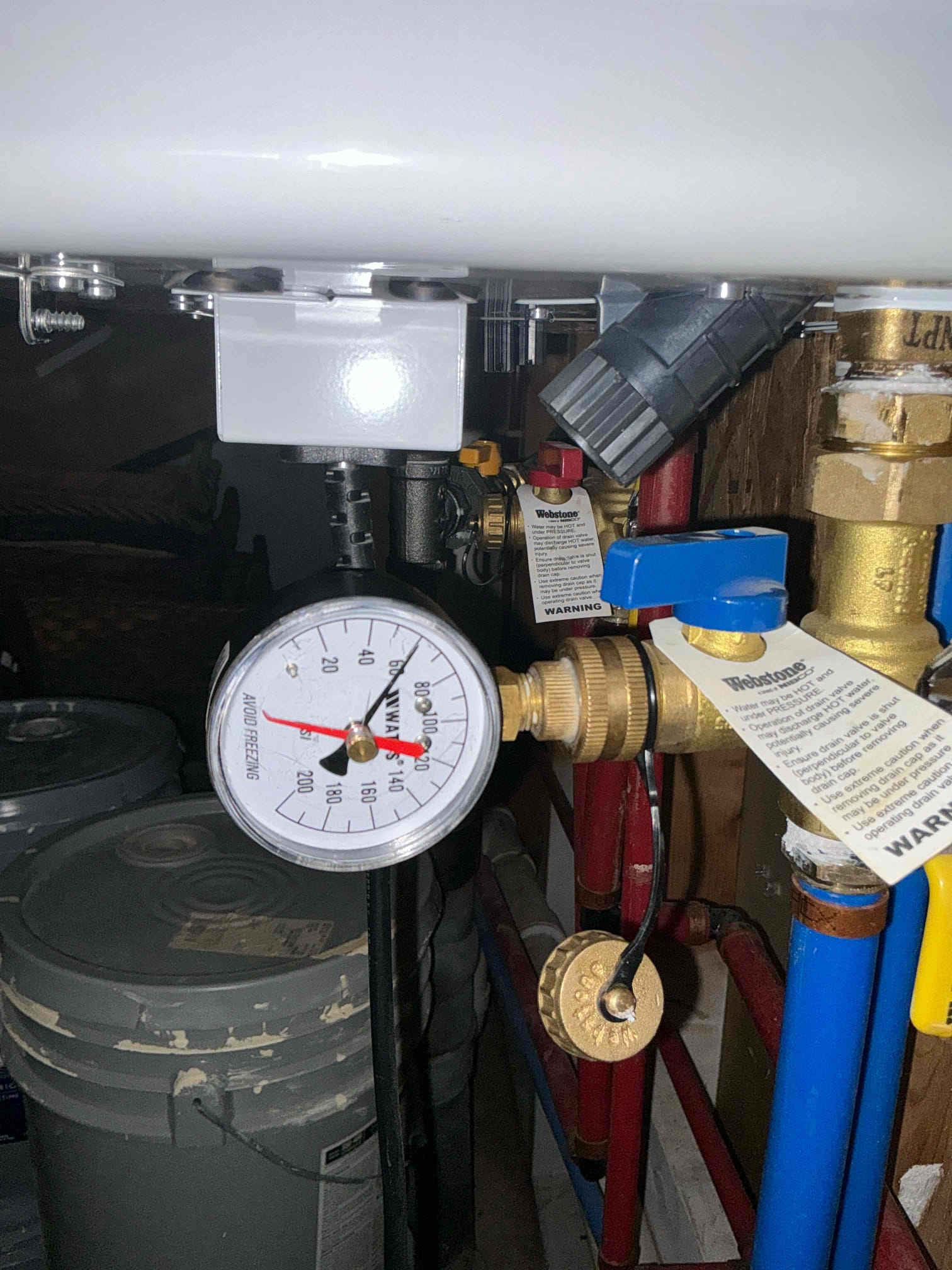 Performed tankless flush with promo $95 heater flush special. Flushed navien tankless unit in basement with calci free tankless solution. Cleared all filters and reset heater. Tested for proper operation. No leaks. Cleaned work area 