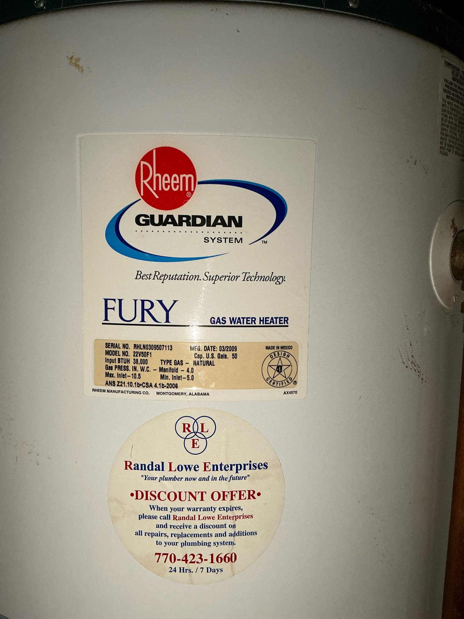 Customer is closing on home in late June and wanted to get estimates on plumbing issues found on inspection. Found pressure regulator to be leaking, thermal expansion tank ruptured and failed, and heater is 17 years old. Left estimates to take care of all plumbing issues.