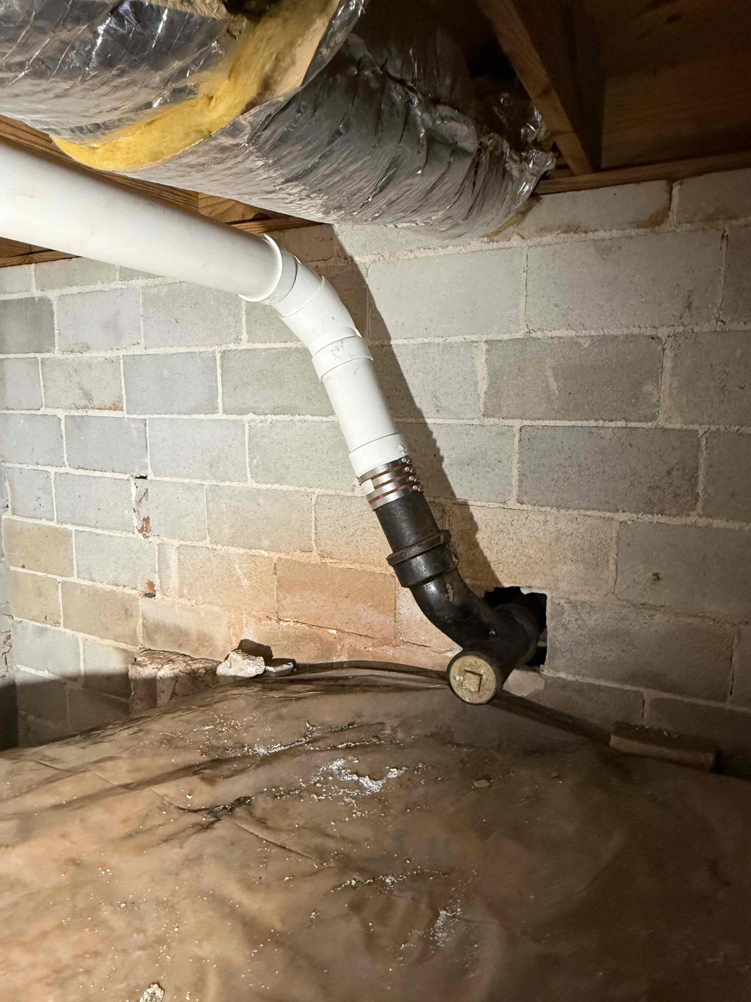 Customer previously approved estimate for replacement of cast-iron drainage system located in unfinished basement and crawlspace areas. Returned on Thursday to begin working and complete approved scope of work. Removed existing cast-iron piping and installed new PVC drainage piping throughout the affected areas, ensuring proper pitch, support and flow. All new piping was securely strapped at appropriate intervals and installed the current standards. 


As part of the project, we replaced the toilet flanges for both bathroom groups and installed two new toilets along with new fixture service stopped for the toilets. A upon completion, the entire drainage system was thoroughly tested, including-all fixtures, to verify proper operation And drainage performance.

Also verified homes pressure regulating valve is functioning properly and maintaining water pressure at approximately 60 psi. Customer did want to replace so we added it as well, all fixtures, drainage, lights, and installed compo