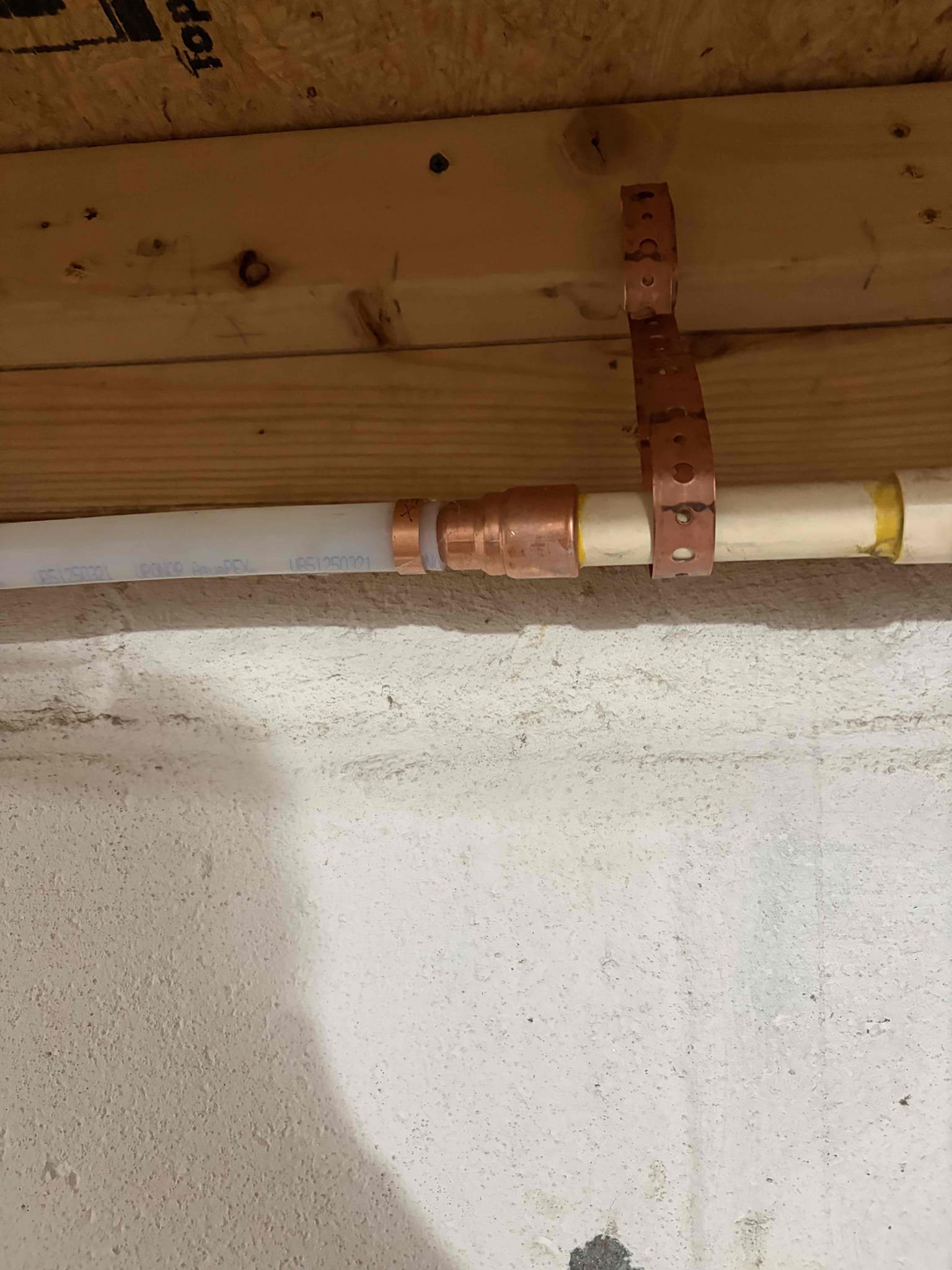 This customer had an issue with water pressure on the kitchen sink faucet. Additionally, they had low water pressure throughout the home. I had checked the pressure and it red at 65 psi however with the pressure test it dropped down to 55 however, this wasn’t really a reason to change the pressure, but the main reason was to replace the shut off valve and the pressure reducing due to the low hanging pipe, low hanging pipe, one from cpvc to packs overtime that cpvc is gonna get super super brutal if not supportive properly since it was just hanging by a few different straps I recommended to redo it the proper way add some better Support. And install a better pressure reducing valve for the home installed the whites 25AUb rather than the Zen NR 3XLPRV once everything was properly installed. There are no leaks. I did a cpvc to Pex transition fitting rather than installing a cpvc valve. Additionally, we also recommended to flush the water heater due to the fact that there was a constant st
