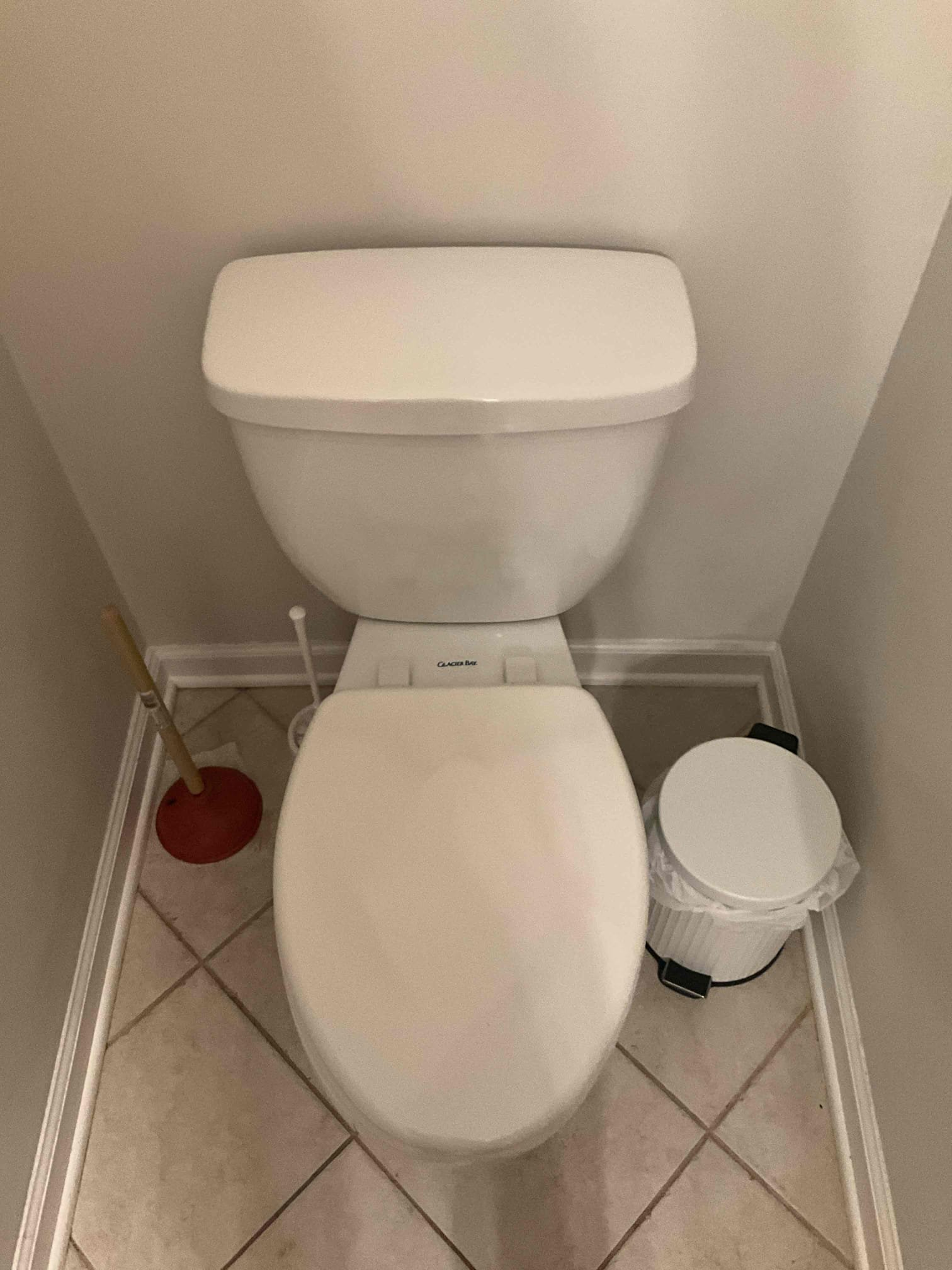 Toilet was clogged when I arrived. Unclogged toilet with toilet auger and tested multiple times. Fill valve does make a whistling noise and will need replaced gave estimate for tank rebuild and a complete toilet replacement. 
