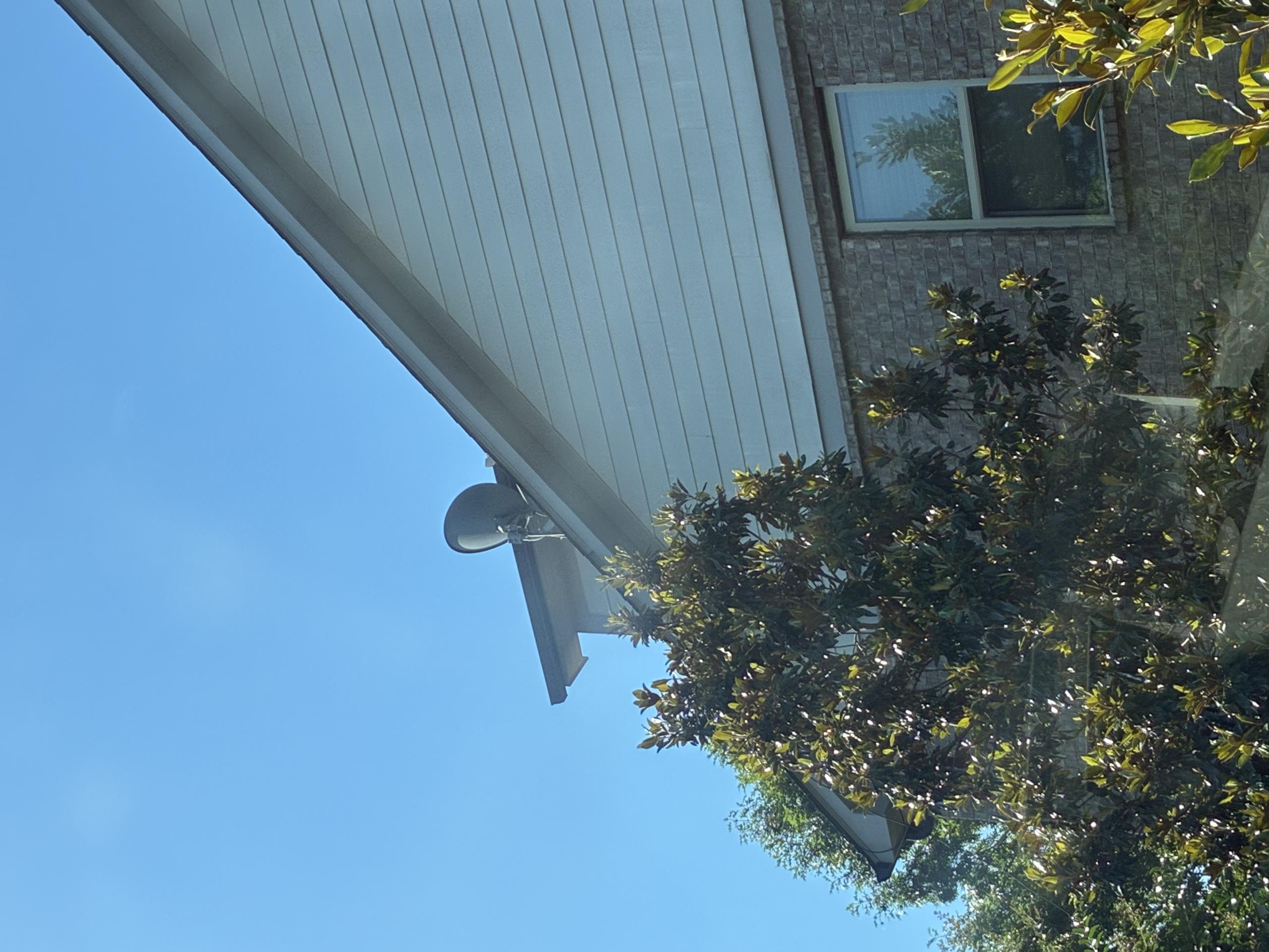 Call for water damage in ceiling.

Met with Lisa and she showed us the water damage in master bathroom ceiling. States that she’s been on vacation, and has returned Friday. 

Checked third floor as well, found attic space above second floor leak.  When checking outside I noticed a satellite dish in similar area. The weather the last week has been extremely rainy and windy, and this seems to be related to weather and roofing. I have recommended provision restoration to assist Ms. Lisa.

During the course of the inspection we found a twelve year old water year and older model prv. When discussing these findings with Ms. Lisa, she states that if both sons are using the shower, or if the sink downstairs is on, no hot water will be available in shower. I believe that this is likely due to old prv, faulty check valves on recirc line, and aged water heater. My recommendation is to replace the water heater and prv as soon as possible.