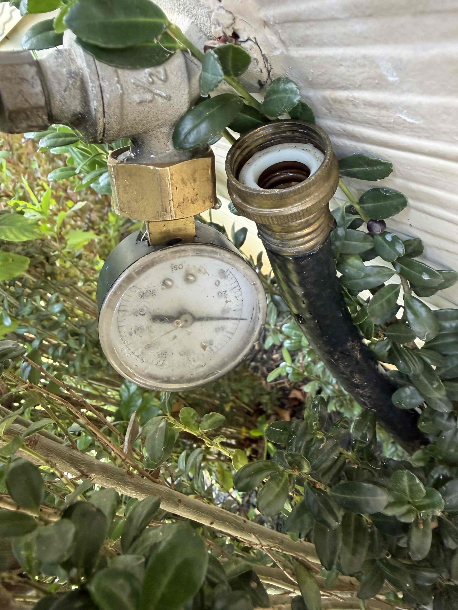 Was called out for pipes rattling in the wall between the bathroom and laundry room. Home owner stated that it started happening after the remodel. I could make the pipe rattle by manually opening and closing the fill valve. And the hammer arrestor for the washer look to original to the house and should be replaced to help prevent the hammering noise. I also tested the water pressure and it is currently at 45 psi. When testing the water pressure I noticed the age of the water heater and its manufacturer date is 2010 so I gave estimates for replacement as a preventative maintenance. Also let homeowner know that when the remodeling of the bathroom was done the third party company may not of strapped the the piping to the wall/ studs and may have to cut the drywall out to strip piping to the wall. Homeowner is going to go over the options with here husband and call back into the office to schedule work