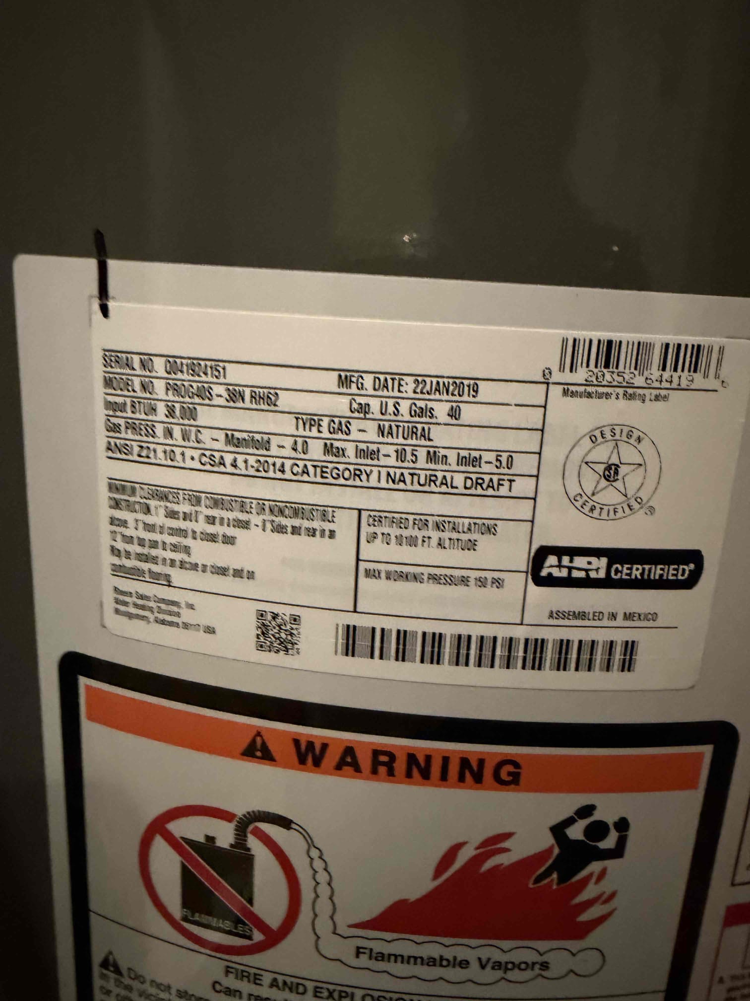 Was called out for low water pressure. When I arrived and checked water pressure it was at 20 psi. Replaced PRV and main shut off and set water pressure to 60 psi. Checked work and cleaned up work area