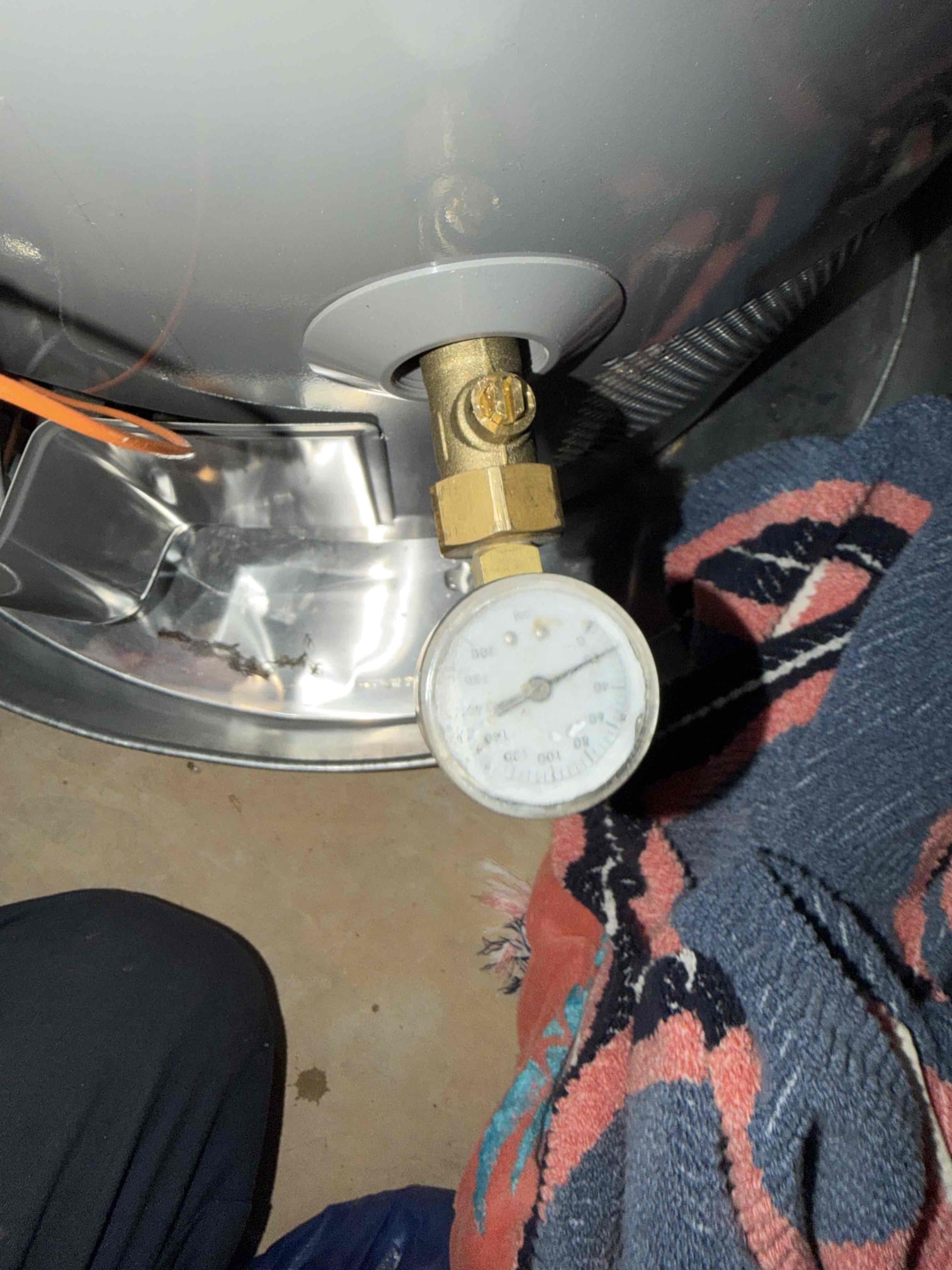 Was called out for low water pressure. When I arrived and checked water pressure it was at 20 psi. Replaced PRV and main shut off and set water pressure to 60 psi. Checked work and cleaned up work area