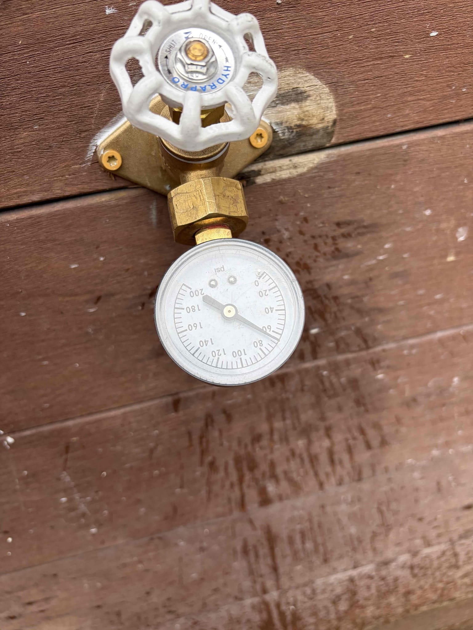 For this customer the outside hose Bibb was leaking at some point and the line had never been reconnected, so therefore what I recommend is to replace the hose Bibb and a brand new one, however we would back to Pex a because it is more flexible rather than copper, so we don’t have to cut long pieces of dry wall. So that is what we did, we connected the preexisting shut off valve to the new pipe. Installed a new hose Bibb and completed the install, no leaks insulated the pipe afterwards and the customer is all set. At this time there are no further issues 