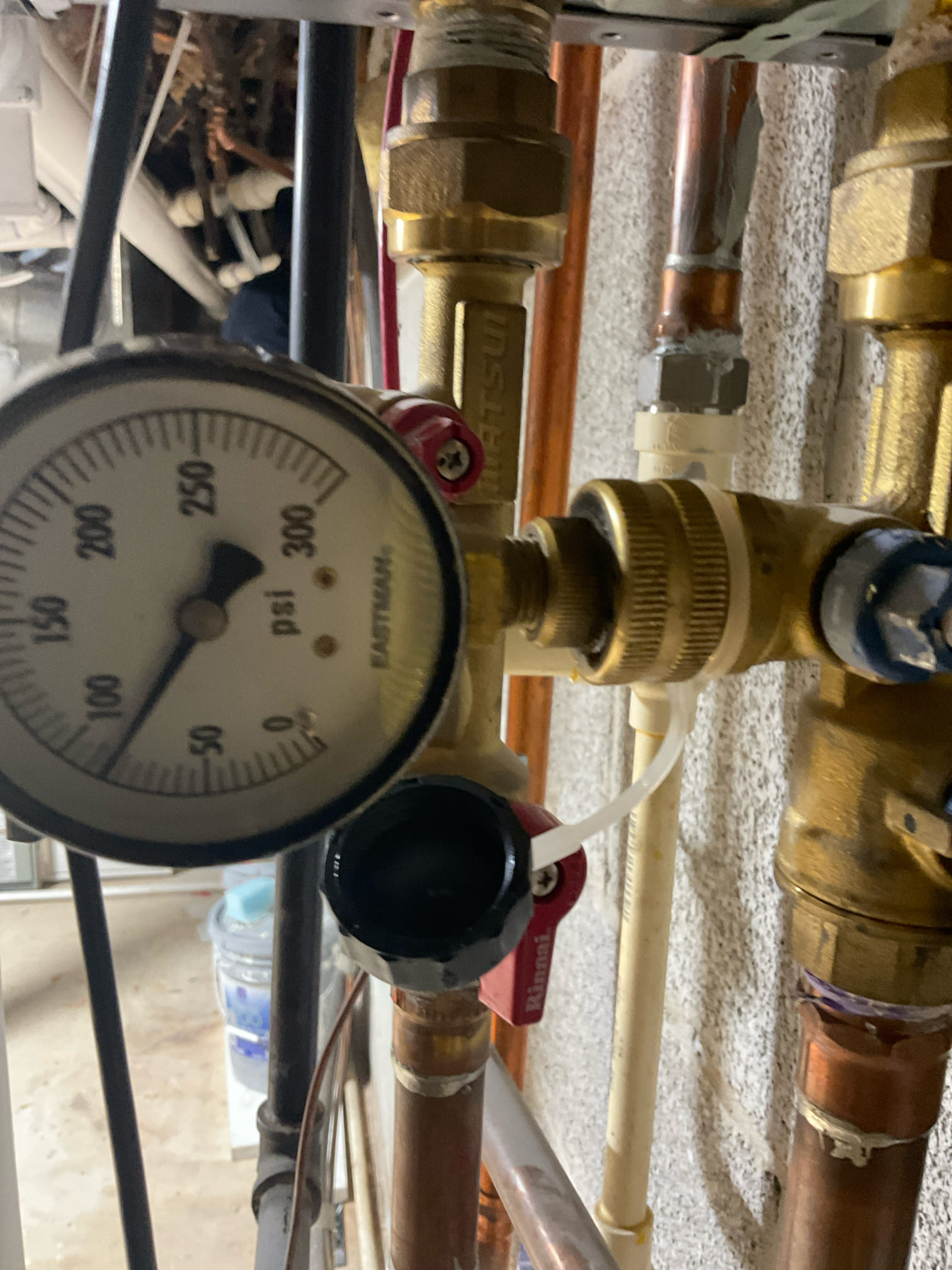 Upgrade 1/2 “ gas line to 3/4 and hook up range 