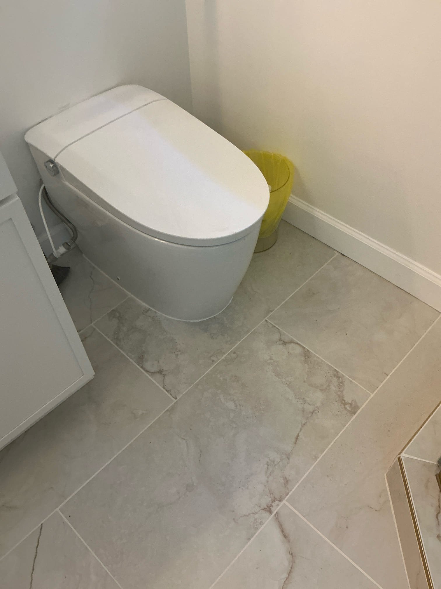 Customer complained of sewer gas in house. Did smoke test and found that toilet flanges were not seal. Pulled toilet in master restroom and guest restroom. Replaced flanges and reset toilets. Caulked both toilets to floor. Flushed and tested both toilets. Left in good working order.