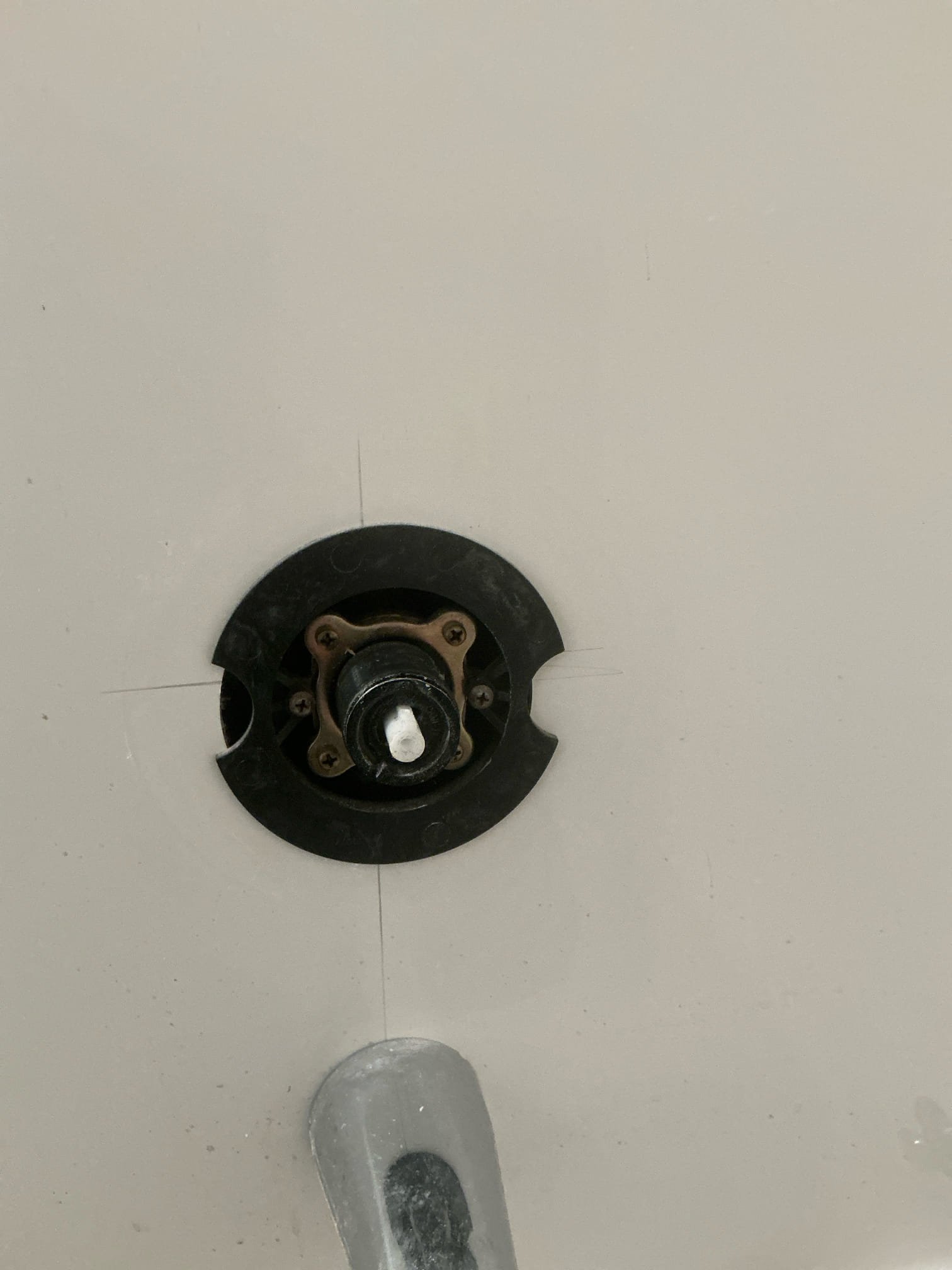 Found water heater leaking also found basement restroom tub&shower valve constantly running and back hose bib leaking. Gas to water heater was soft 3/8” copper with a crimp in line. Replaced Pfizer cartridge in basement restroom tub&shower valve. Replaced back hose bib with new hose bib secured to wall and caulked to wall. Replaced water heater with new 50 gallon ng water heater with new pan and thermal expansion tank. Replaced gas line with new 1/2” black steel pipe. Tested and left everything in good working order.