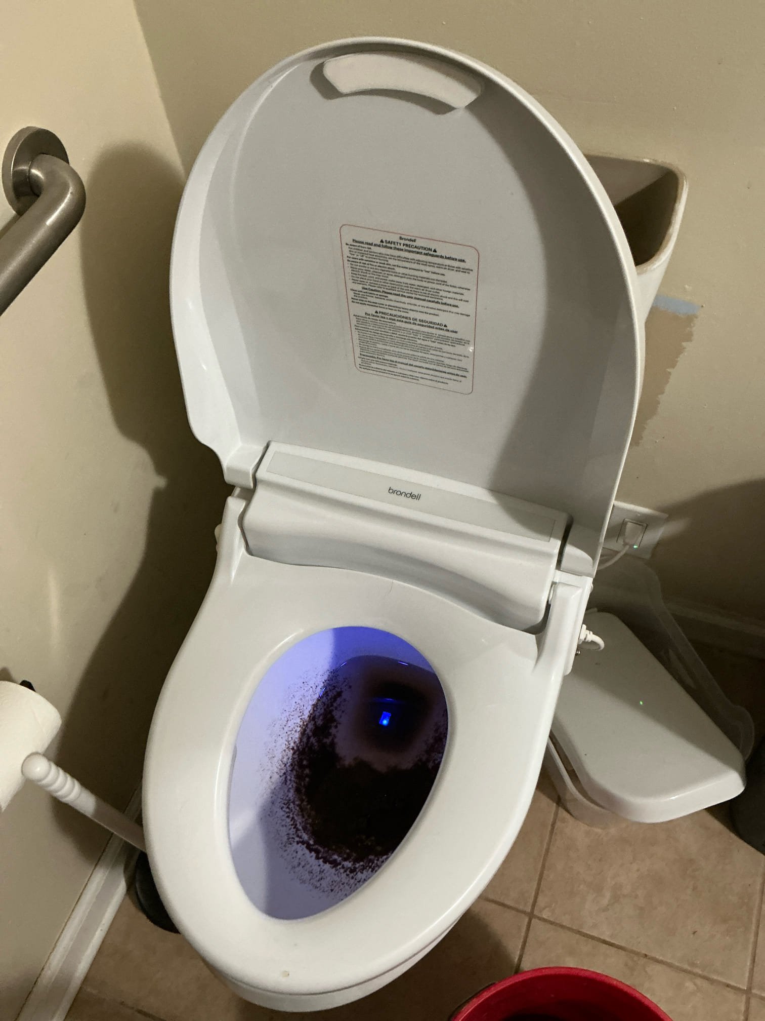 Toilet in downstairs bathroom not flushing well. Run auger in toilet and clear stoppage. Clear and test toilet thoroughly. Clean workspace 
No leaks detected after work completed and toilet is flushing well 