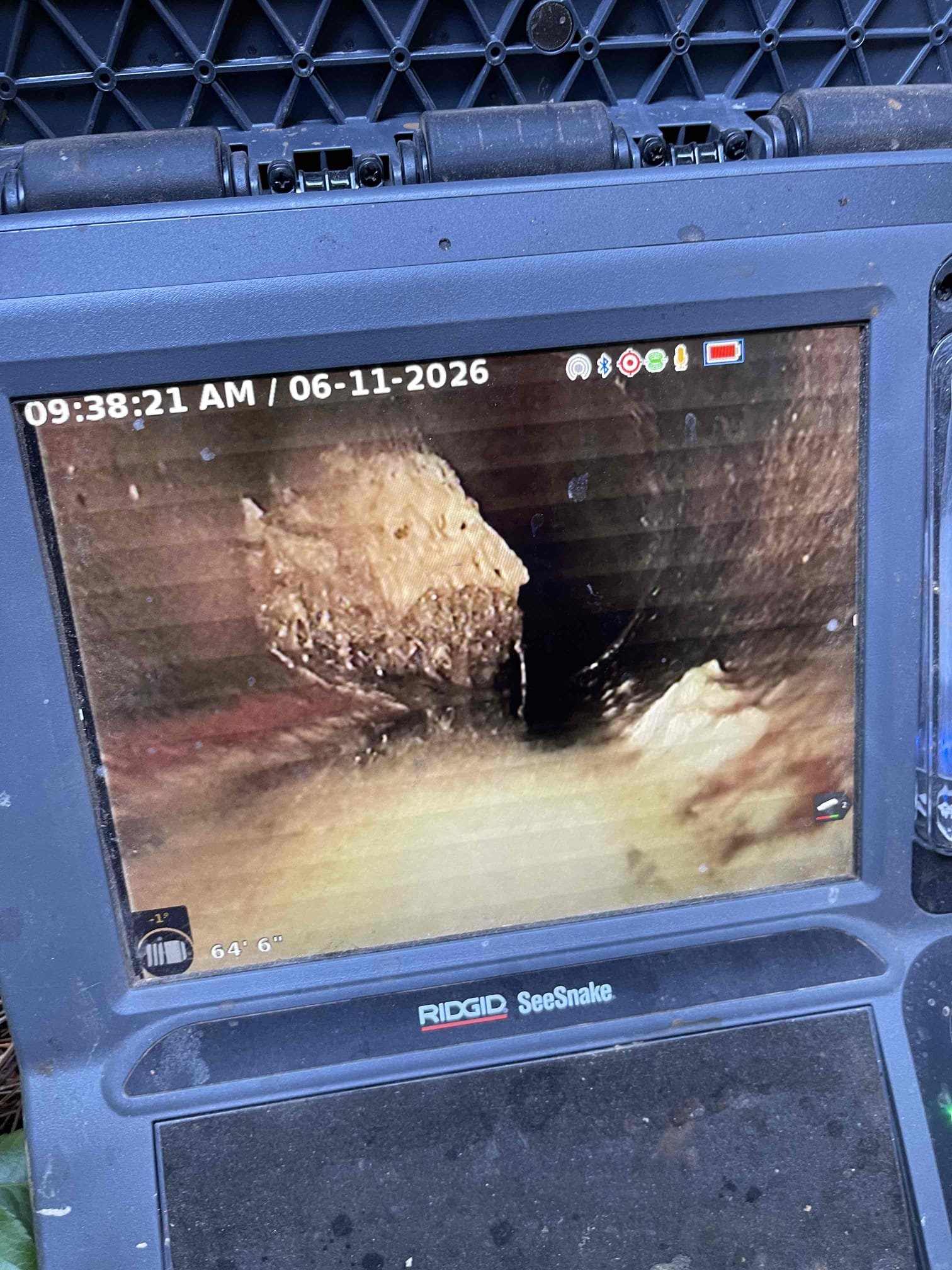 Located cleanout that was buried under pine straw and dirt. Ran camera down the drain and inspected and located the rest of the sewer. Updated quote to reflect the final scope of work.
