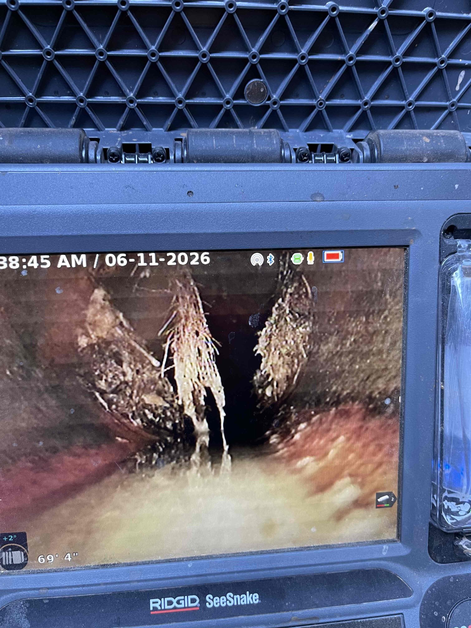 Located cleanout that was buried under pine straw and dirt. Ran camera down the drain and inspected and located the rest of the sewer. Updated quote to reflect the final scope of work.
