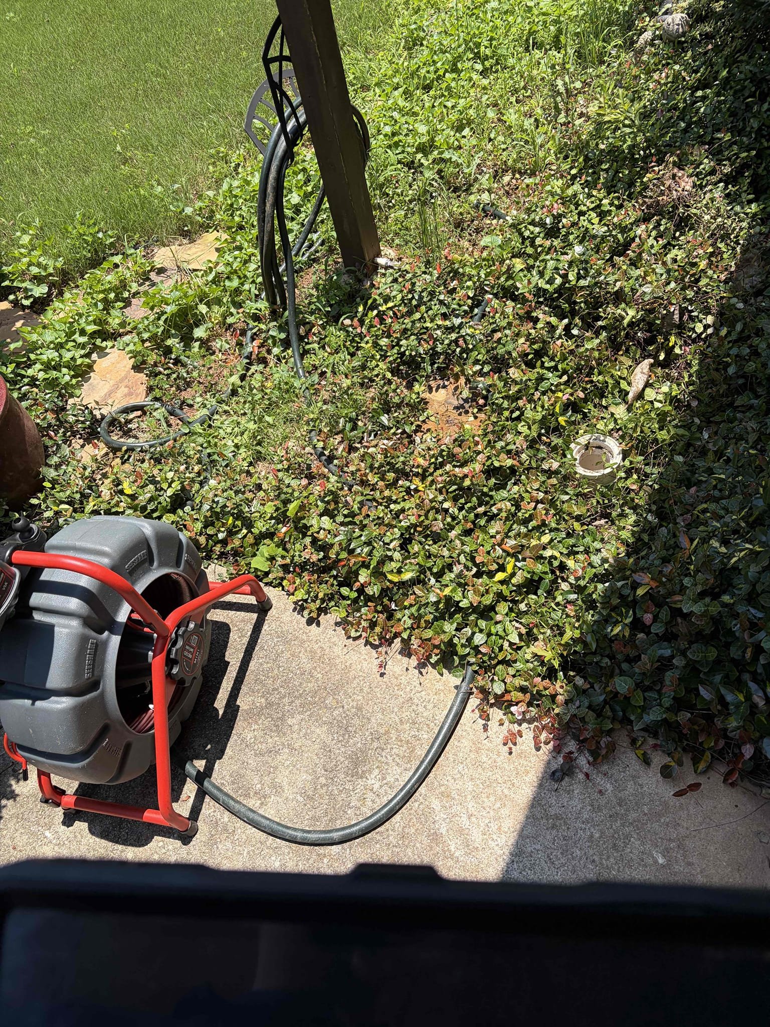 Fitness CUSTOMER we did their annual plumbing visit to take a look at what they had going on throughout the house. We did a scope of main sewer line it is partially PVC for where the cleanout is however for the main drain line it is cast-iron considering it’s cast-iron at some point. It’s in a breakdown in the grade however, there’s no signs of it breaking down. Everything looks like it is in fair working condition addition to that there are no leaks that are currently in the home. The water heater is a marathon water heater. it is old. I recommended to replace it with a basic electric water heater or hybrid did not flush the water heater because it’s never been serviced before due to those reasons. I don’t recommend flushing that water heater until it needs to be Replaced. Water pressure on the house is good no issues with that. In addition to that there are no real issues going on within the home at this time. 