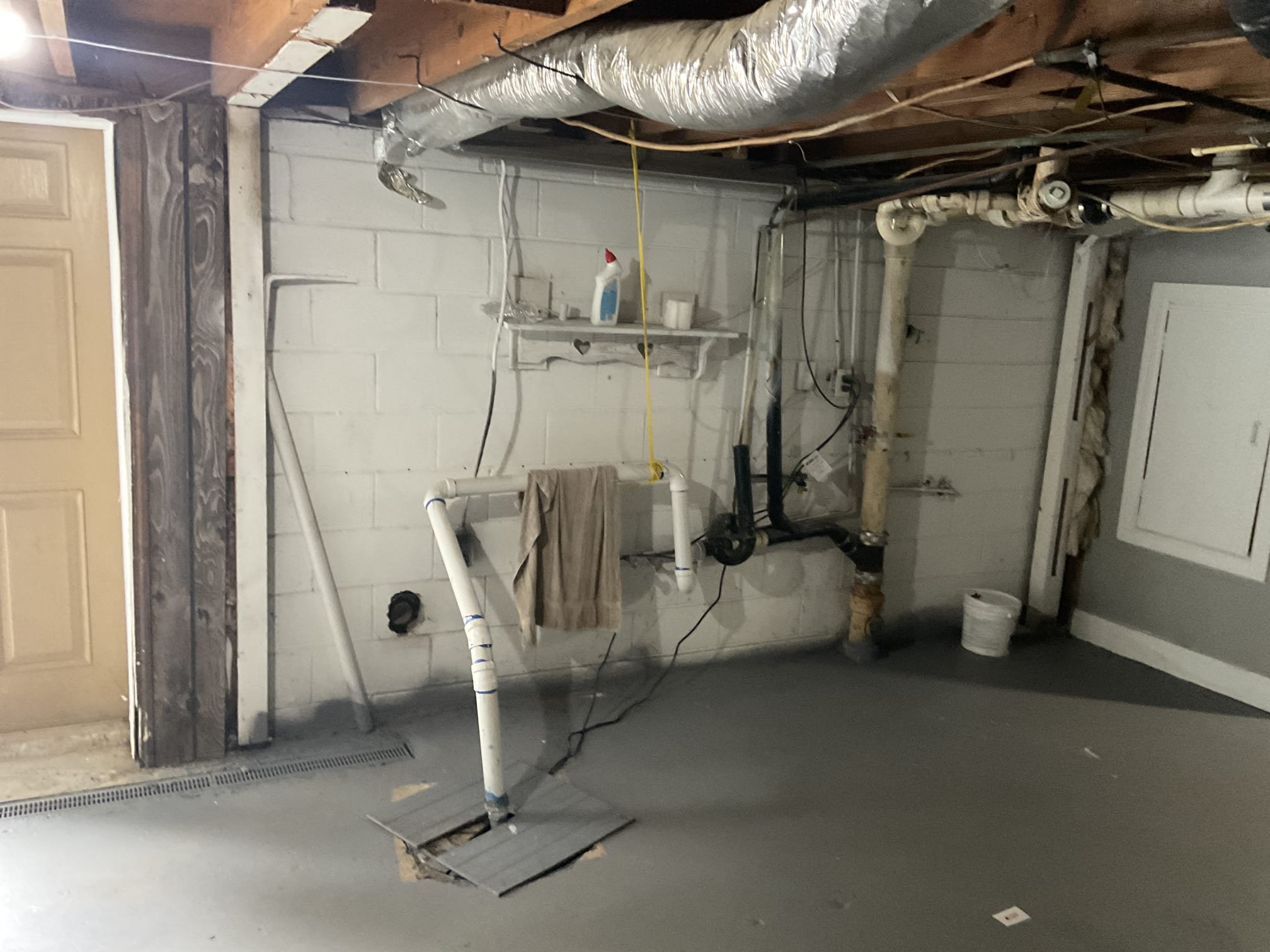 Quote a sewer service replacement and some cast iron pipe replacement/ reroute work today 
