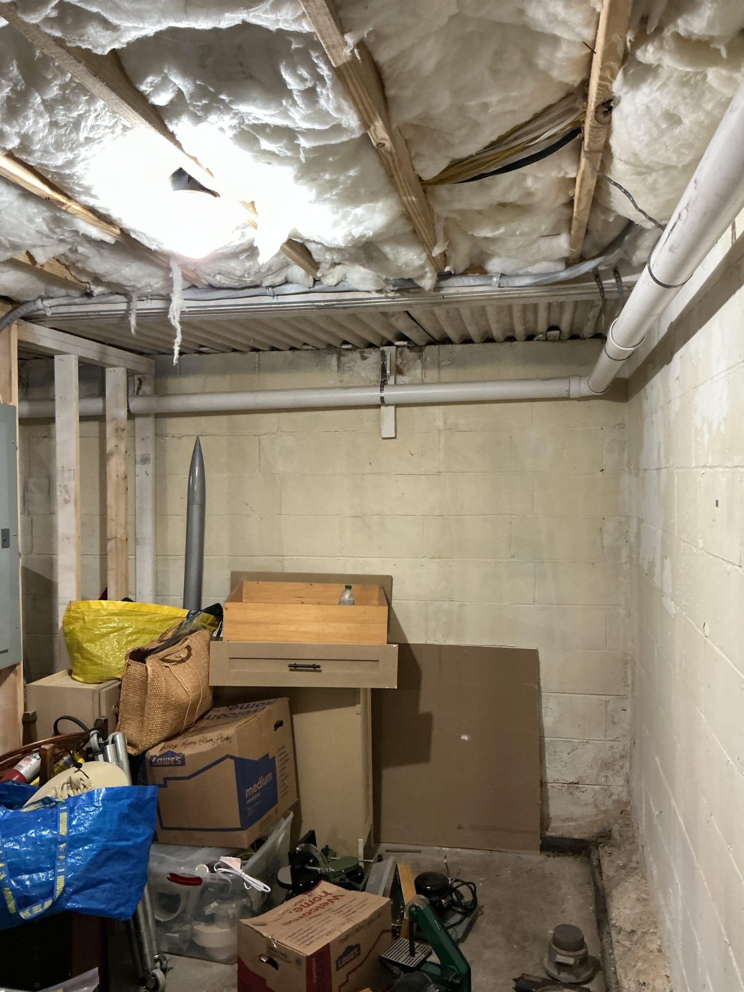 
Main line sewer line in basement had collapsed and is no longer attached. Gave customer estimate to replace broken sections. Customer approved. Replaced roughly 70-80ft of 3 inch pvc pipe. Also tied back into kitchen sink drain. Tested system. System is working properly at departure.