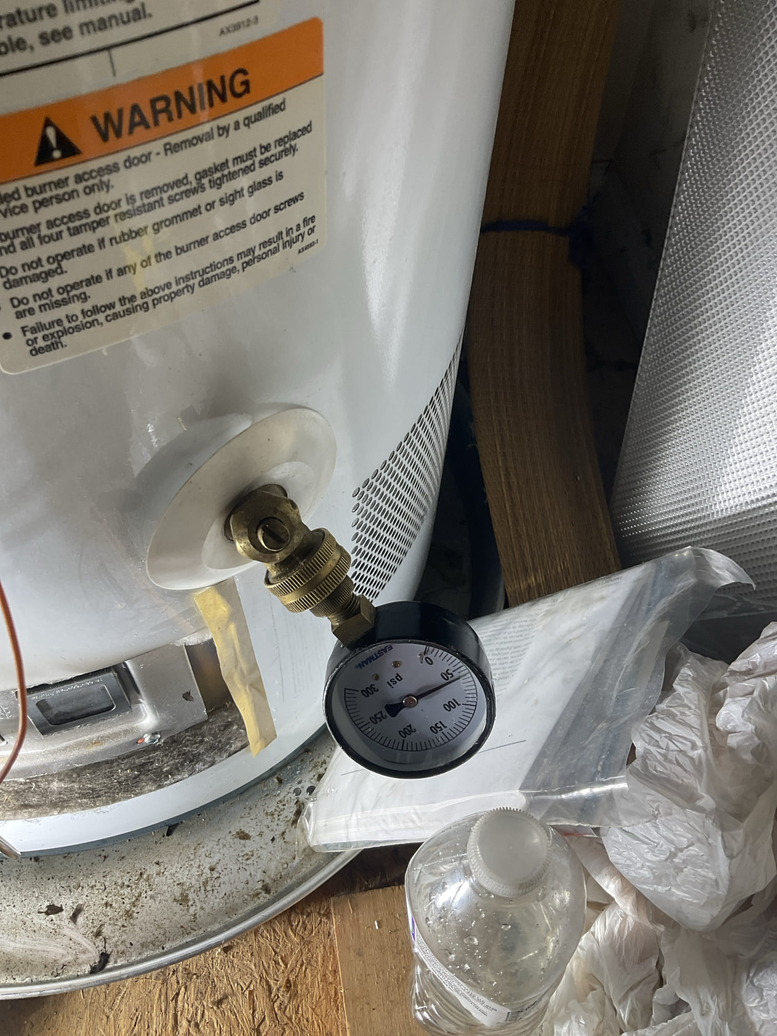 Quoted water heater replacement today 