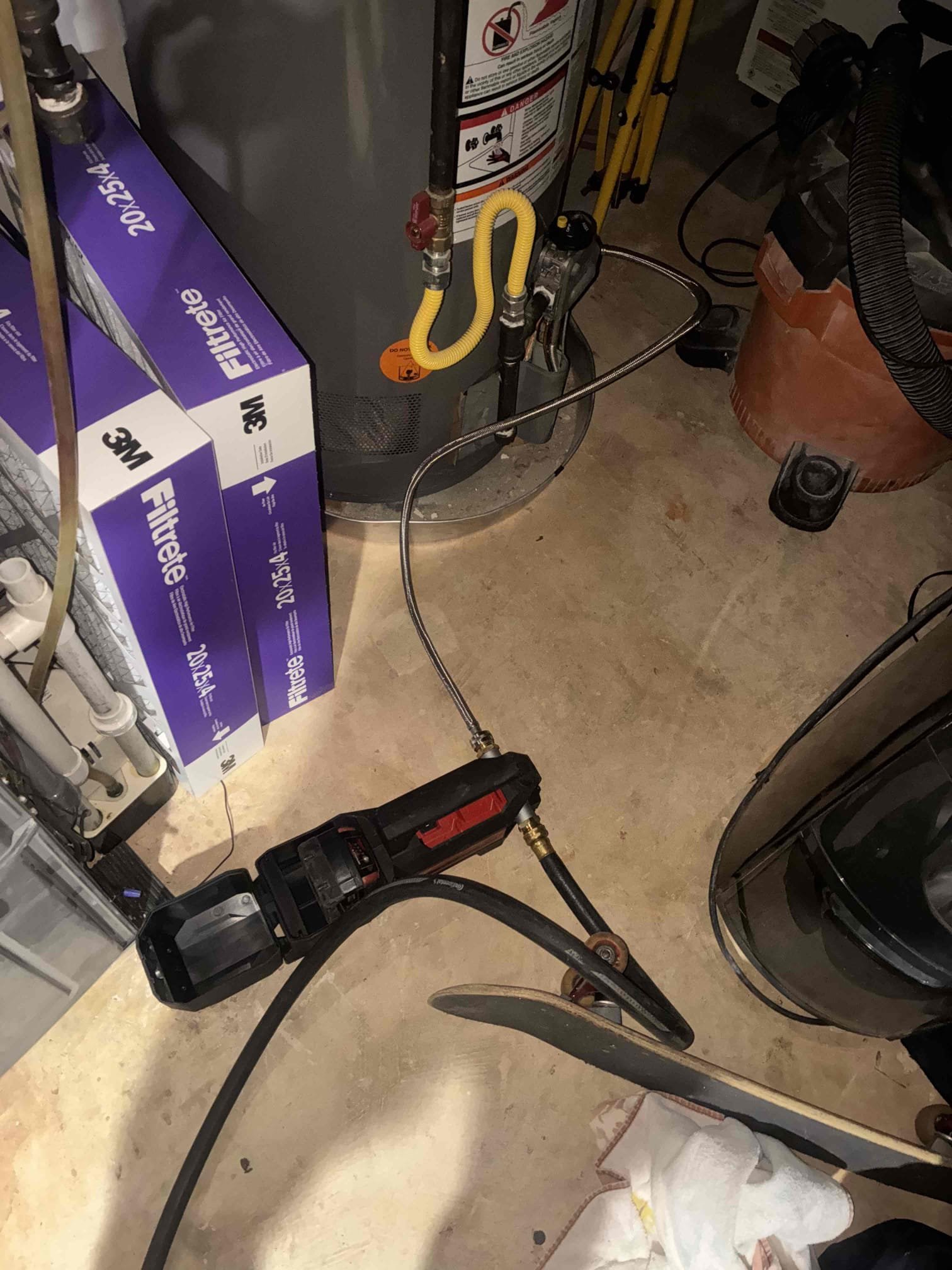 Customer had stoppage affecting bathroom near laundry room. After checking pressure and water heater gave a few options for repairs/replacements of items. Pulled toilet to run machine downline to clear stoppage. Located potential area of issue in crawlspace. After clearing line ran large amounts of water from toilet and washer to ensure blockage was clear. Also found pressure to be over 100 psi and suggested to replace PRV. While replacing PRV did annual flush for Customer as Customer is now new member. After work was complete check for leaks and proper function of these items. Pressure is now at 60 psi