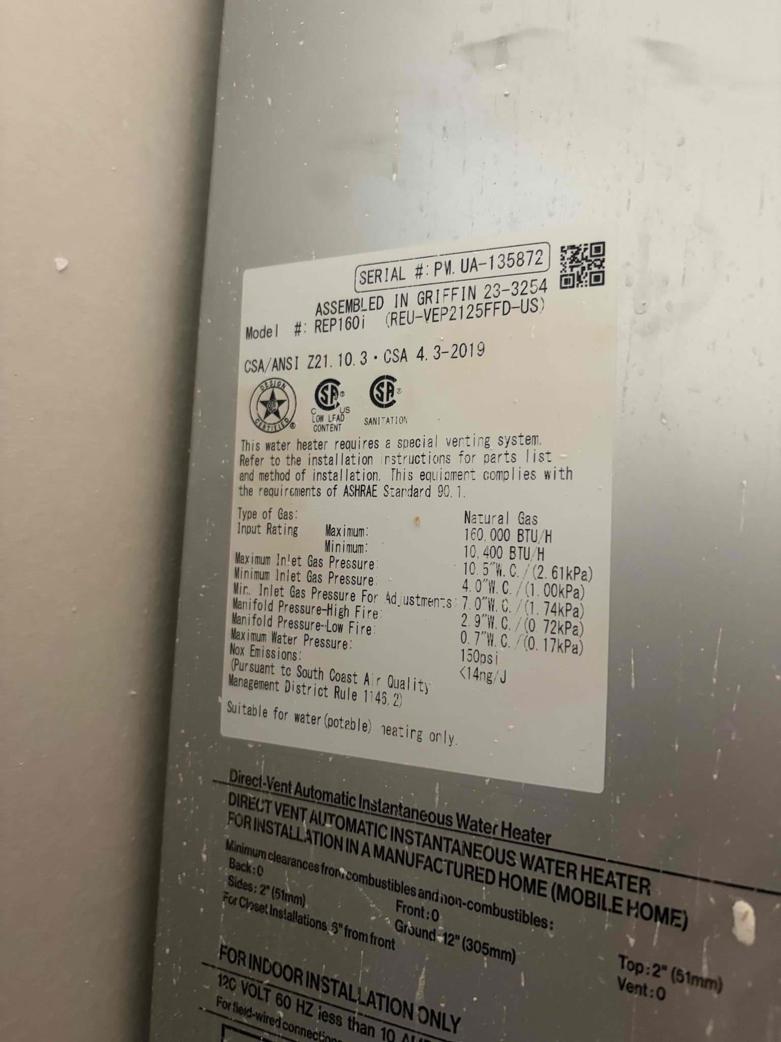 Gave customer estimate to install new 3 stage whole home filtration system and installed customer supplied under sink reverse osmosis system. Customer approved estimate. Informed customer they will need a counter top company to come out and drill two holes for the ro system and soap dispenser. Will return Friday to perform work. 