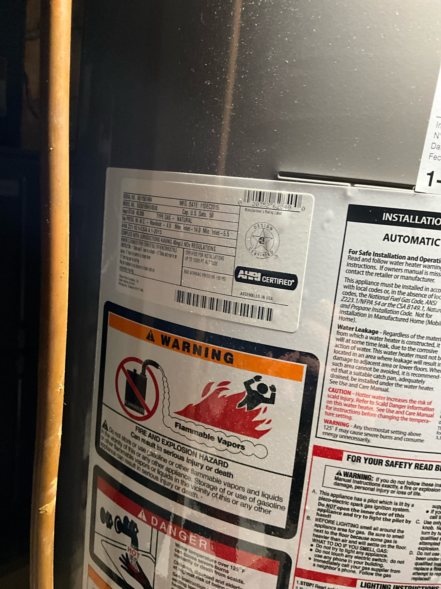Came out for dishwasher issues, discolored water. We arrived and met with homeowner. She explained that the discolored water seemed to be coming from their water heater as it got more brown the hotter they made the water in the bath. Water heater was from 2015. Recommended replacing the heater as it had never been flushed. Also recommended the homeowner install a whole house filter as they had some brown discolored water in the tanks of the toilets, indicating the water is also discolored coming from the cold water supply. Customer elected to replace the water heater for the time being. Swapped out the tank and tested to ensure proper function and a leak free install. Dishwasher was not working. We received approval to disconnect the supply line and verify flow. We confirmed waterline had flow. Removed the screen filter to the inlet on the dishwasher and found it was clogged with black debri. Rinsed it clean and reinstalled it. Tested dishwasher and it appeared to be working normally. 