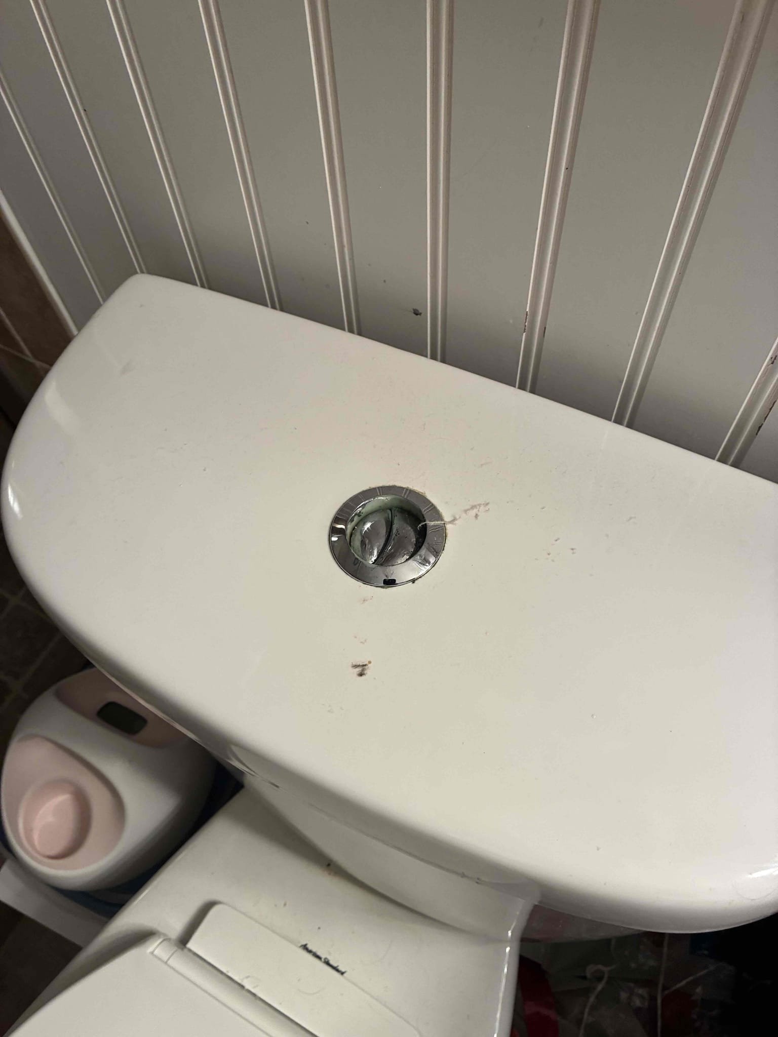 Found kitchen sink drain has significant back fall. Guest restroom lavatories are loose and dripping. Master restroom tile shower drain leaks and toilet top flush plunger needs to be replaced. Pressure is at 95 psi. Water heater is 11 years old. Recommend a leak detector if water heater is not replaced. Estimates given for work needed.