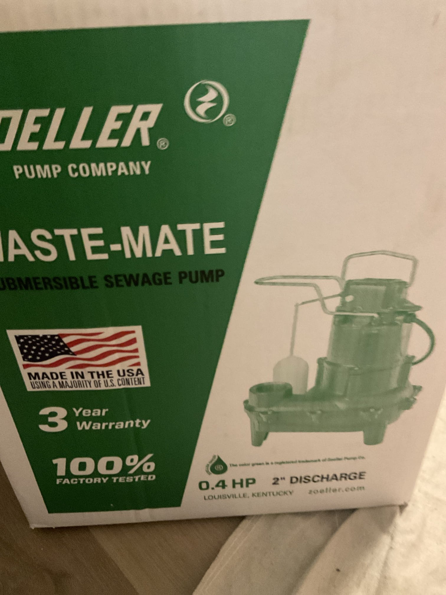 Replaced a bad sewerage ejector pump , new ball valve and check valve combo installed, tested and working good , signed membership with customer 