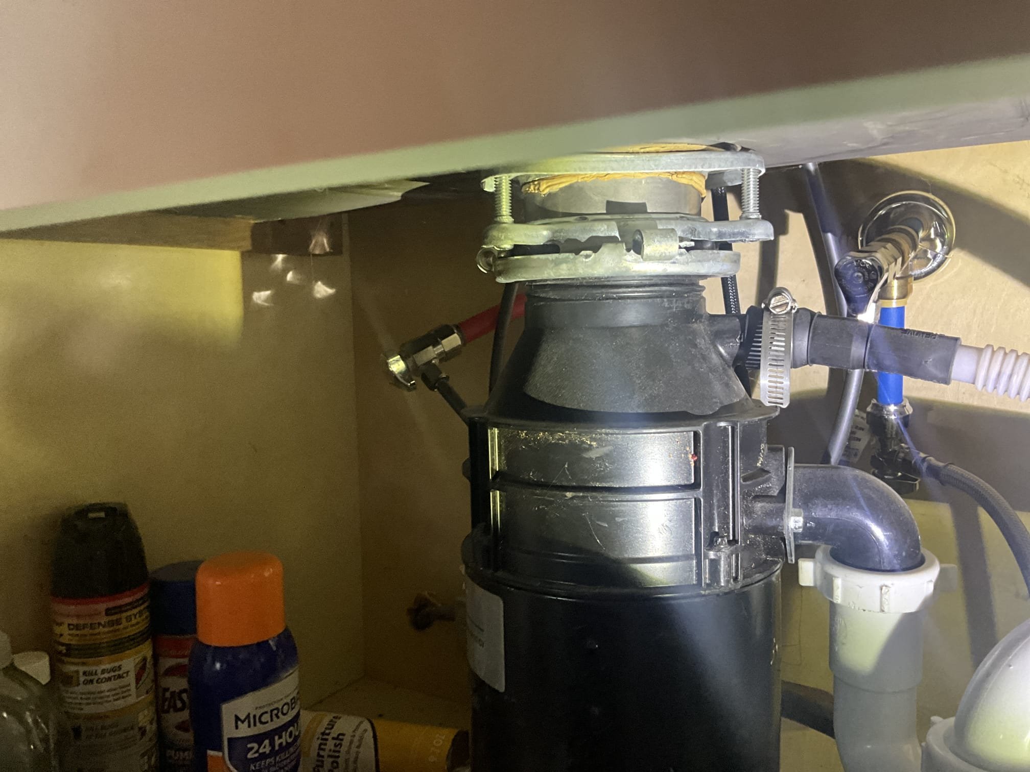 Customer had a sink that was backing up into the dishwasher from the garbage disposal connection to the diswasher drain. Gave customer option to unjam disposal, as well as to run a snake if unjamming the disposal didn’t work. Made customer aware there is no warranty on clogged pipes or fixtures. Unjammed the disposal, tightened the collar, and added a loop to the dishwasher drain. Attached a video to the ticket of the sink draining properly without backing up into the dishwasher. The diswasher seemed to be struggling to pump. If there are additional issues with the dishwasher pumping water out, an appliance company is recommended to inspect the dishwasher. 