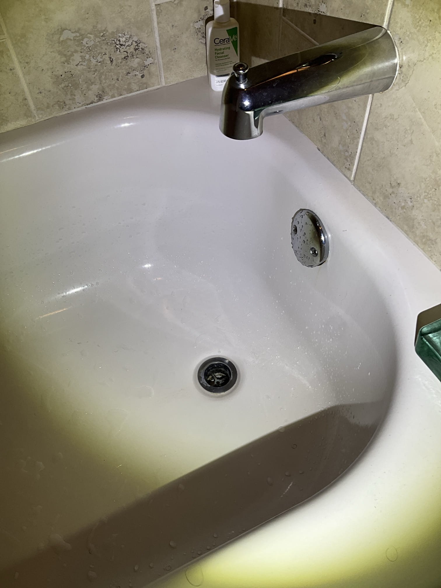 Customer had multiple things to address. Customer had a loose handle on the cold inside on main floor lavatory faucet 8n powder room. Pointed out to the customer that the handle was fused to the trim and replacement would be recommended. Customer stated if that is the case he would prefer to leave it as is. Inspected broken tub shoe, a malfunctioning Moen posi-temp shower cartridge in the primary bathroom, and customer had questions regarding the water heater. Gave customer pricing for all work discussed as well as a price for a functional whole house shutoff and replace leaking prv. Customer approved work for prv, cartridge repair, and tub shoe replacement. Will return for prv and shutoff replacement because the meter can’t be located and is under hoa managed landscaping. Customer will contact the city the mark the meter and will call to schedule work for the prv. Tested all work to ensure proper function and no leaks. None were found. 