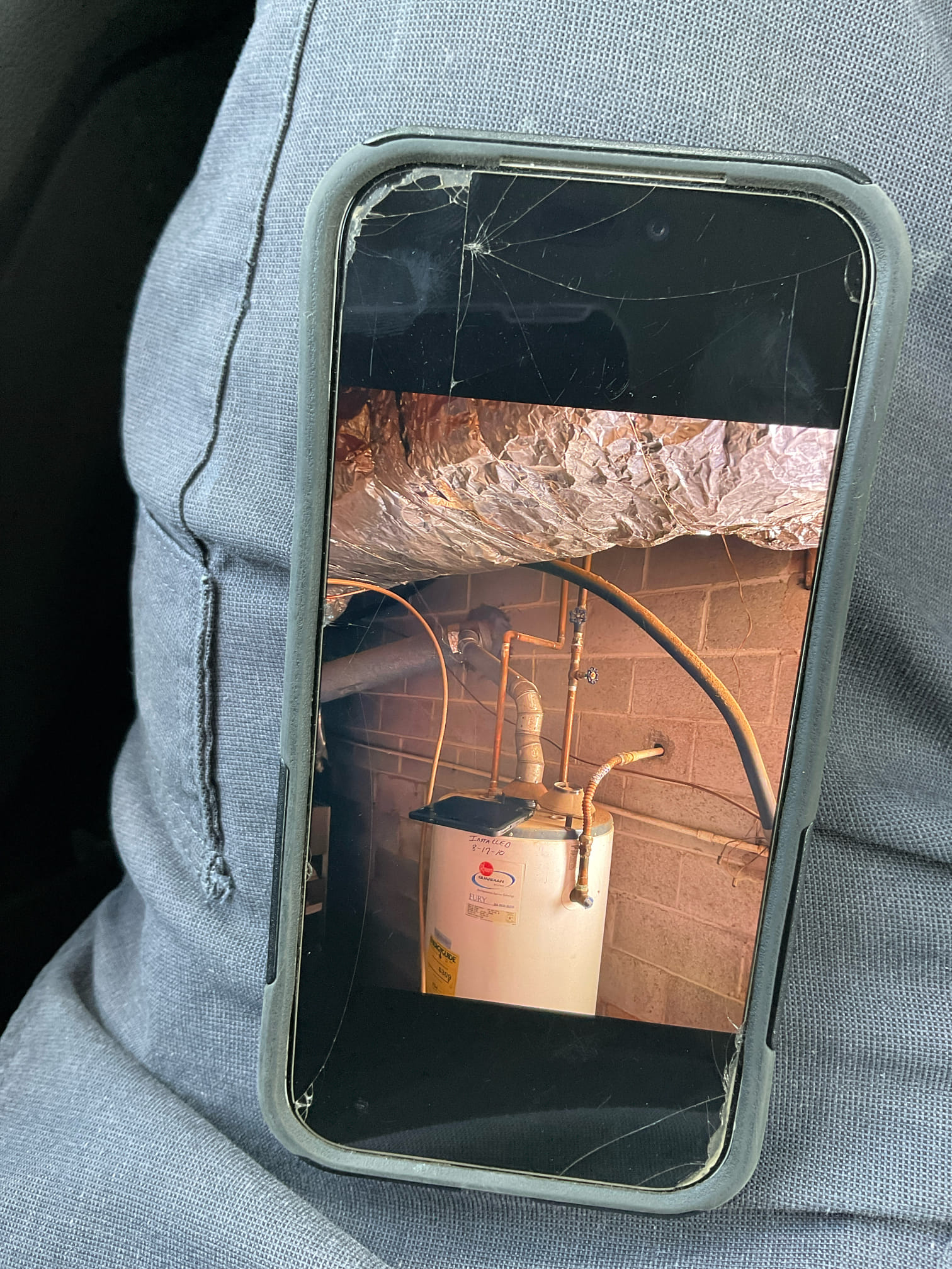 Customer called us out for disposal, not working and also kitchen sink backing up. Upon arrival, found bunch of food in sink and inside the disposal. On jammed disposal and pulled out food and metal. Afterwards tested both sides of the sink and both sides are draining fine. Ran water for a little bit afterwards and didn’t notice any backing up. Also tested water pressure to home and found that pressure was above 80 psi and recommended to have that addressed. Also found that water heater is from 2010 and isn’t up to code. Will send estimates for recommended plumbing repairs.