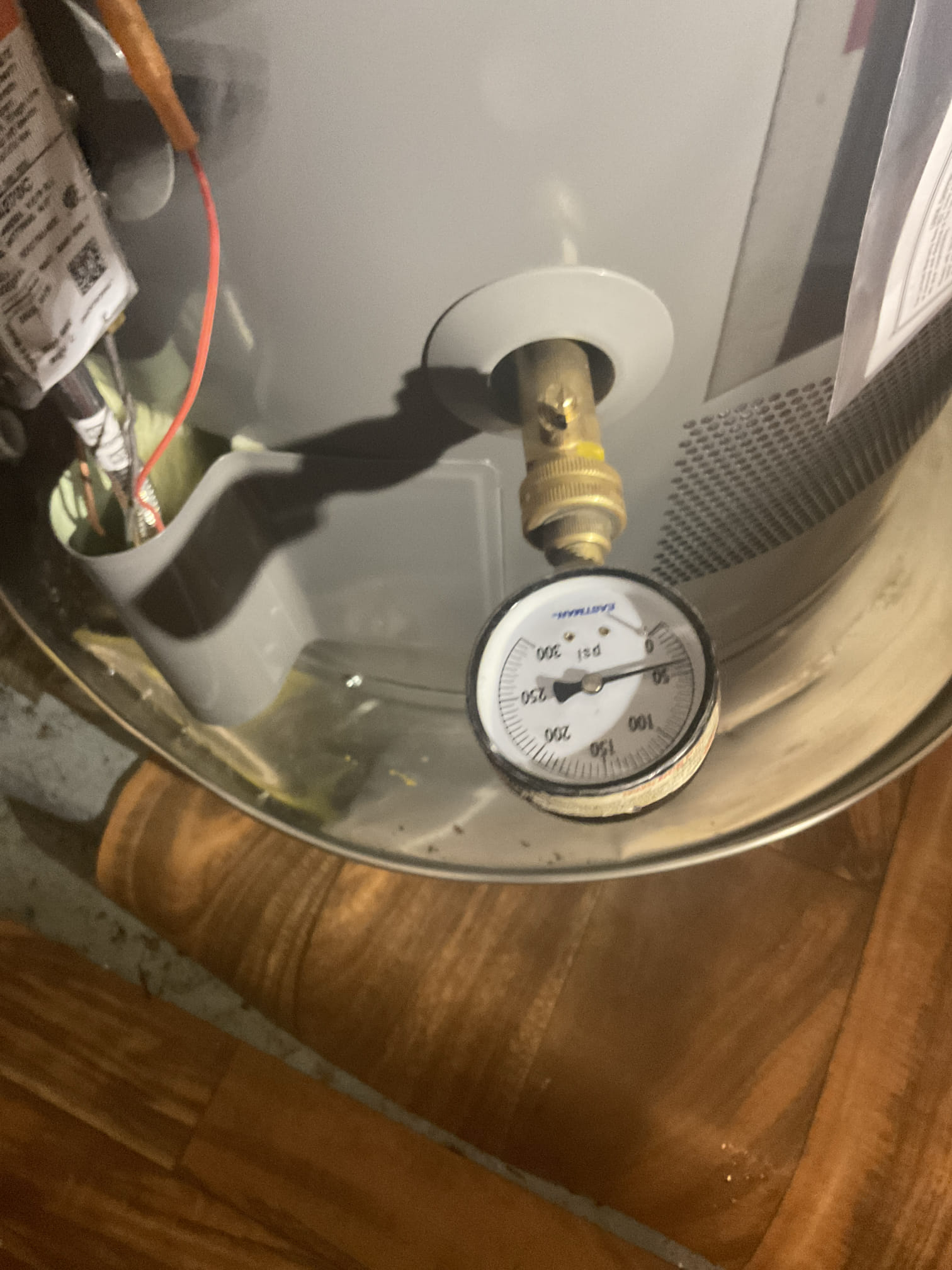 Replaced a 40 gas heater with a Rheem 50 gas , pan , expansion tank , new water shut off valve installed 