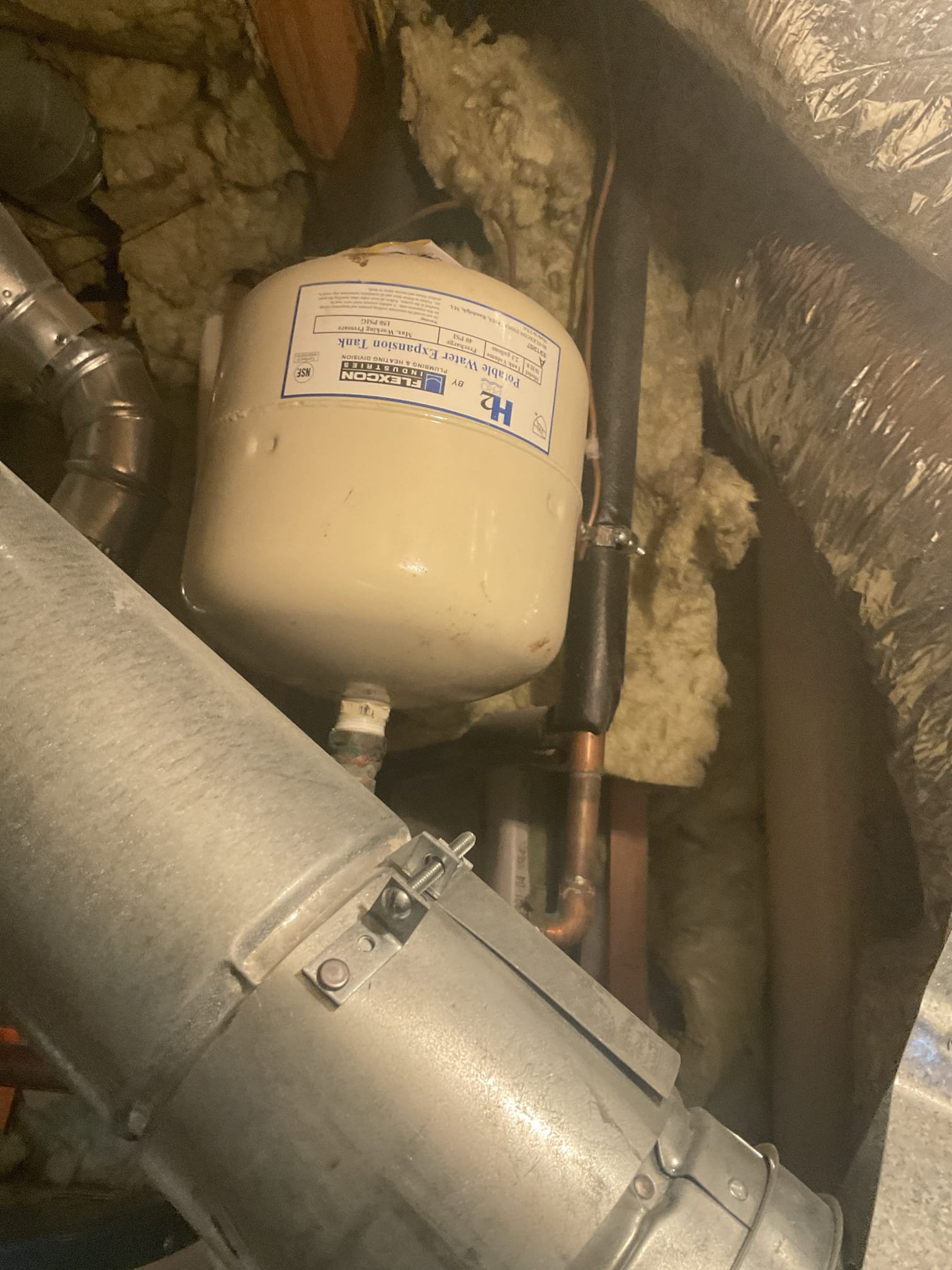 Checked toilet flush issue , and quoted water heater and expansion tank replacement 