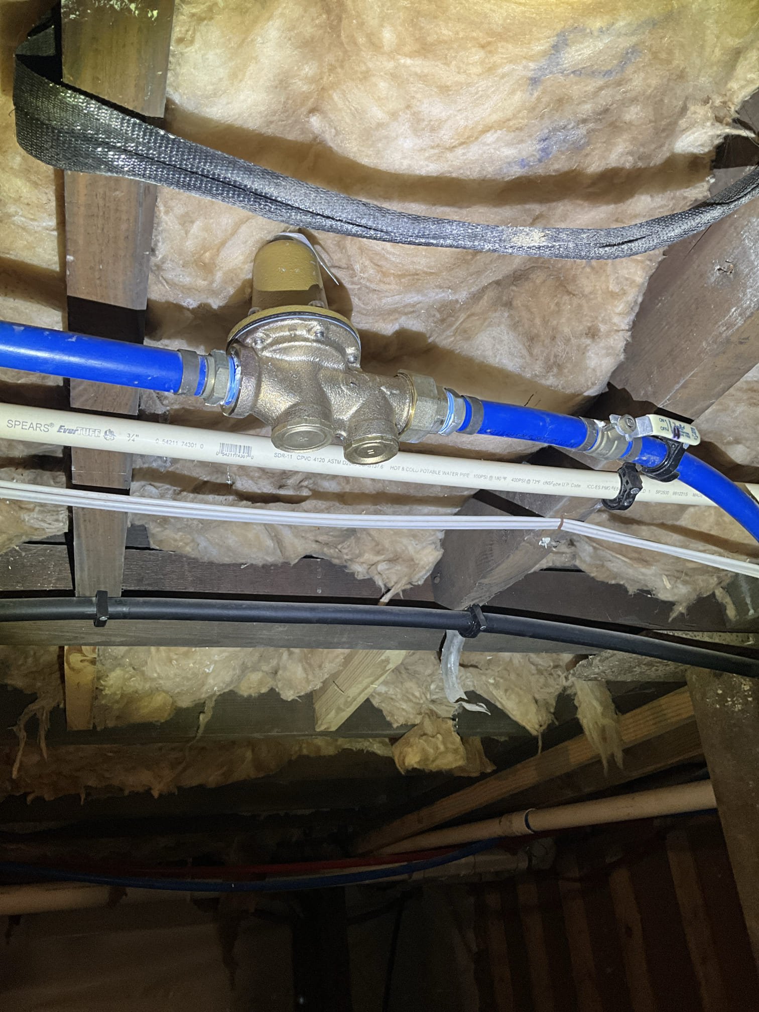 Customer has a Rinnai tankless unit that was installed around 6 years ago. The tankless has been sounding an alarm with a 70 on the screen every morning. Didn’t see code 70 in the history. Informed the customer that if it is a code 70 and we can replicate its occurrence again, then the PCB will have to be replaced. As an initial step, the unit was flushed since it has no history of service. Cleaned the intake screen for the exhaust and the intake screen for the water. Checked inside the house for any signs of loose wiring or leaks. Made sure customer understood that was a first step and if the issue persists, or additional issues occur, I will give other pricing to diagnose or repair the issues. Replaced prv due to high house pressure. Tested all work to ensure proper function and no leaks. 