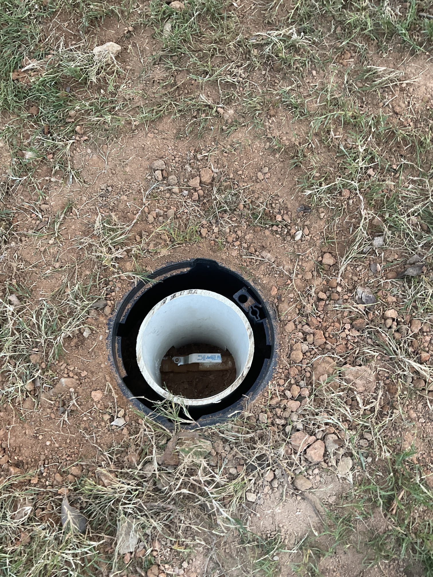 Installed new 6” pvc with 10 “ round box for customer satisfaction call 
