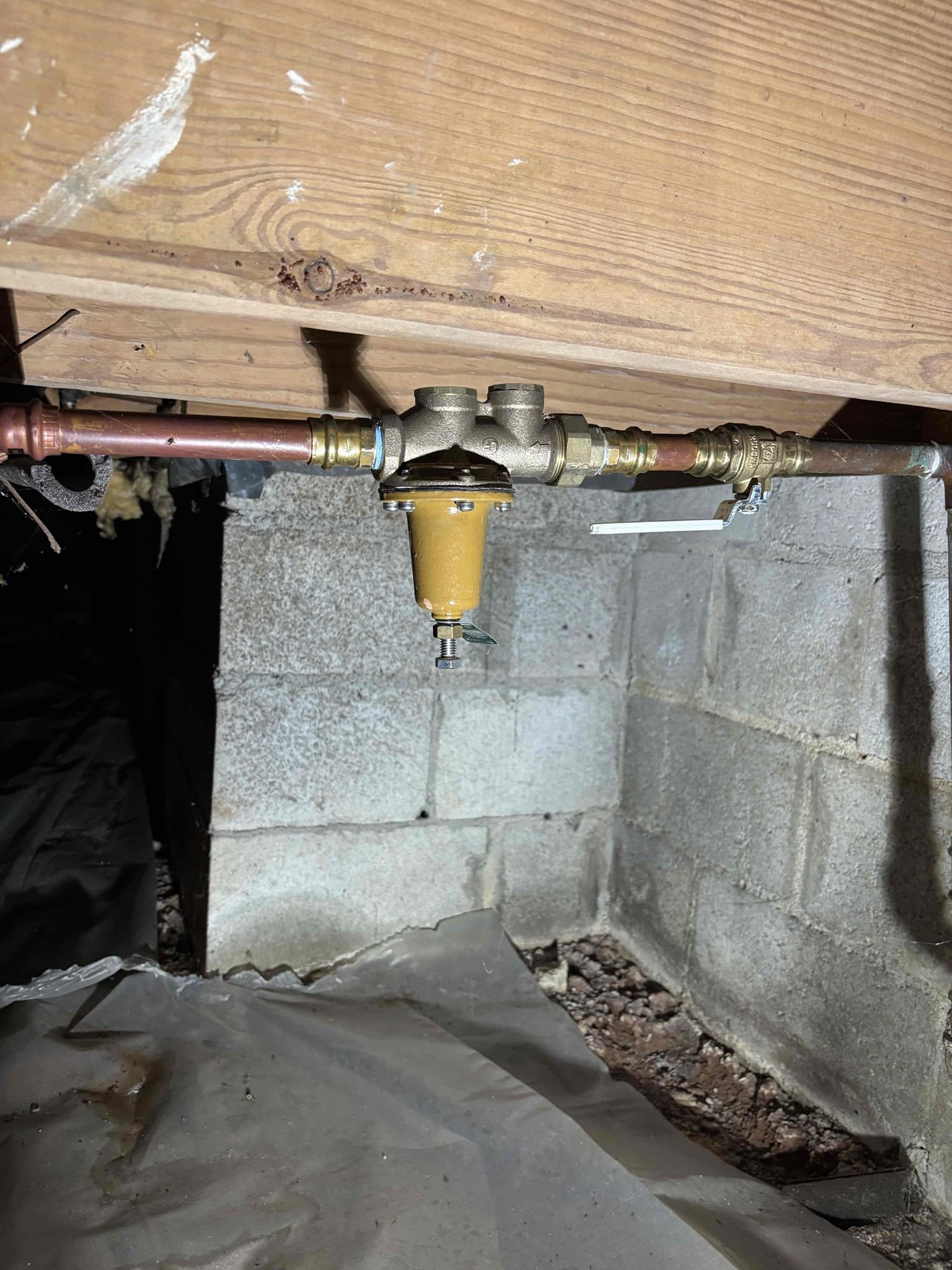 Upon arrival, customer stated they’re experiencing low water pressure throughout home. After thorough evaluation, notice galvanized water service. Also notice PRV has recently been replaced. Provided customer estimate to replace galvanized water service with 1 inch pex. Water service includes trenching from meter to house, and install installing new whole home shut off with new PRV.