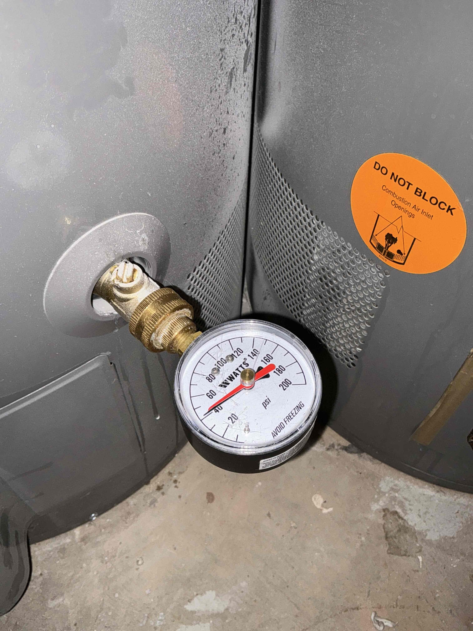 Installed new whole home gas regulator for 2lb gas meter installed by county. Installed gas regulator and proper fitting to connect to meter. Tested and painted coating on gas line. Inside upstairs in laundry room sewer smell is coming from somewhere, as a first step installed true seal device for laundry floor drain. If smell comes back recommend performing next step which is smoke test. Left estimate. Installed new hose bib in back yard. Installed hose bib and connected to water underneath kitchen sink with new shut off valve. Tested all work for proper operation. No leaks. Cleaned work space 