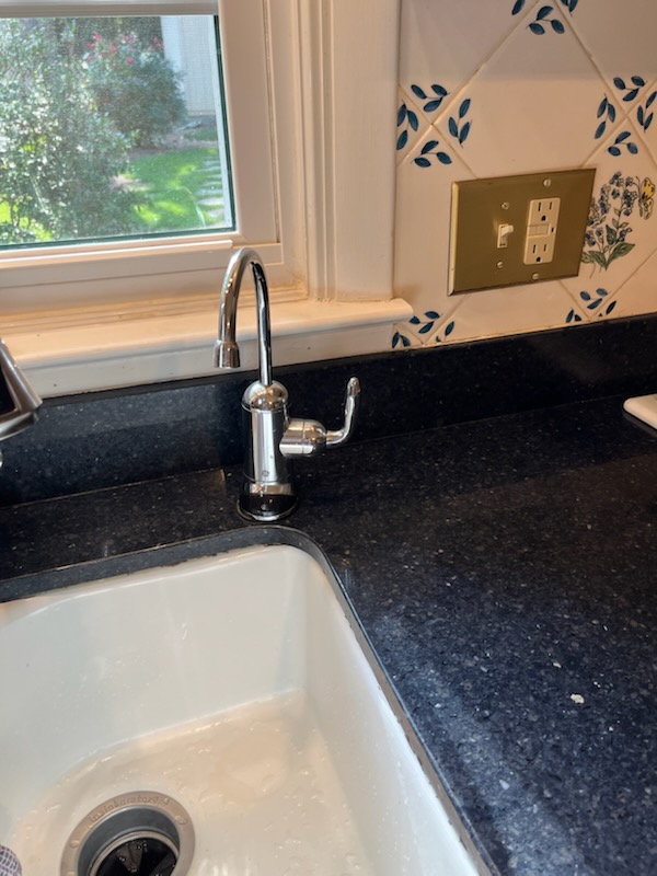 Customer had few items to look at For repairs/replacements. Check pressure found pressure to be good. Water heater is only two years old. Explain to Customer about flushing water heater also minor repairs to kitchen faucet at no cost tightened handle and unclogged filter for faucet. Will return to install reverse osmosis system replaced cartridge in shower to stop small drip check for leaks and proper function.