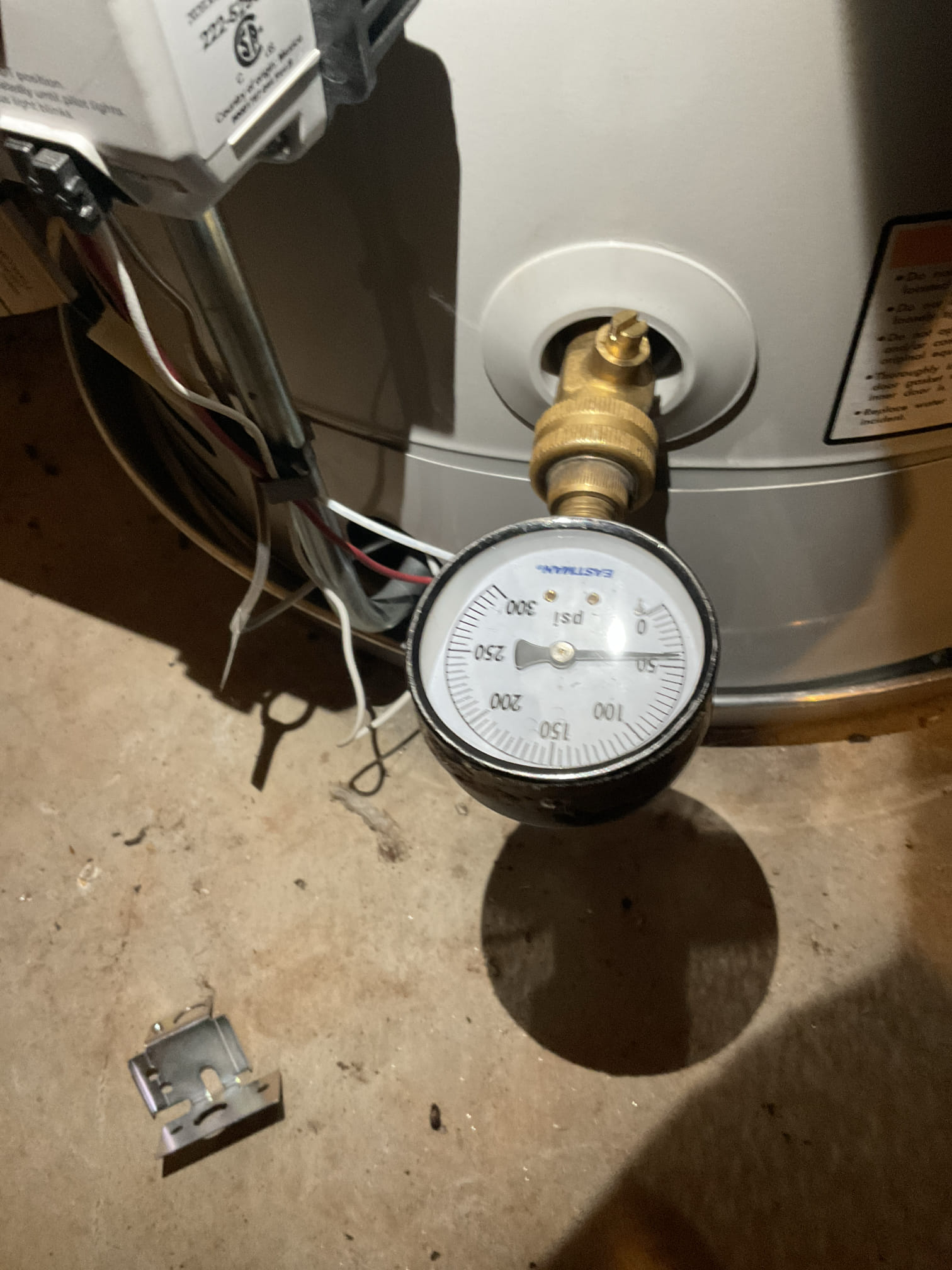 Replaced a basement sewerage ejector pump as warranty call , charged labor only , pump was damaged with improper use with heavy wipe stuff . 