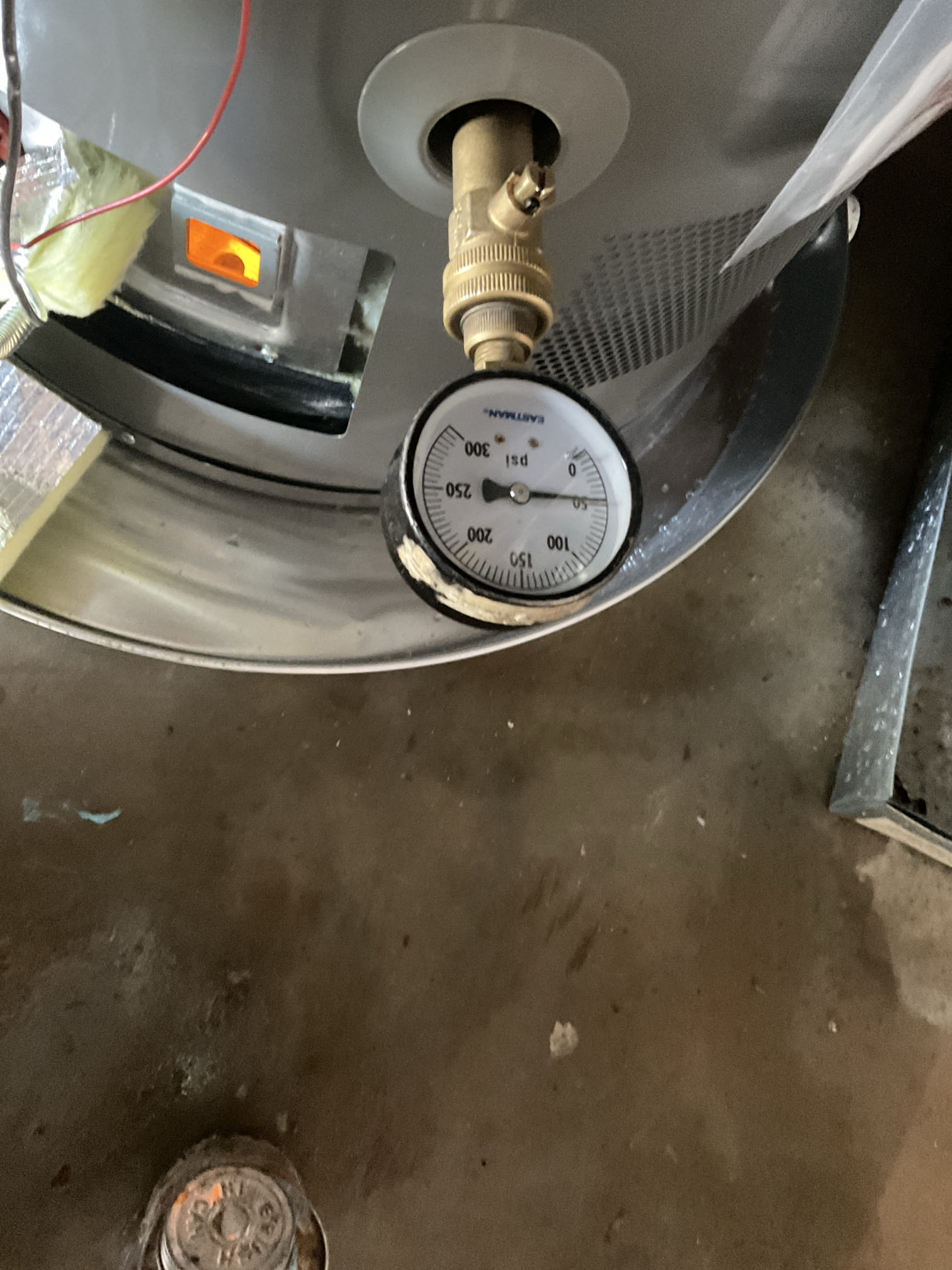 Replaced a leaking 50 gas water heater with new Rheem heater , Pan , new shut off valve , new hose bib ball valve installed 