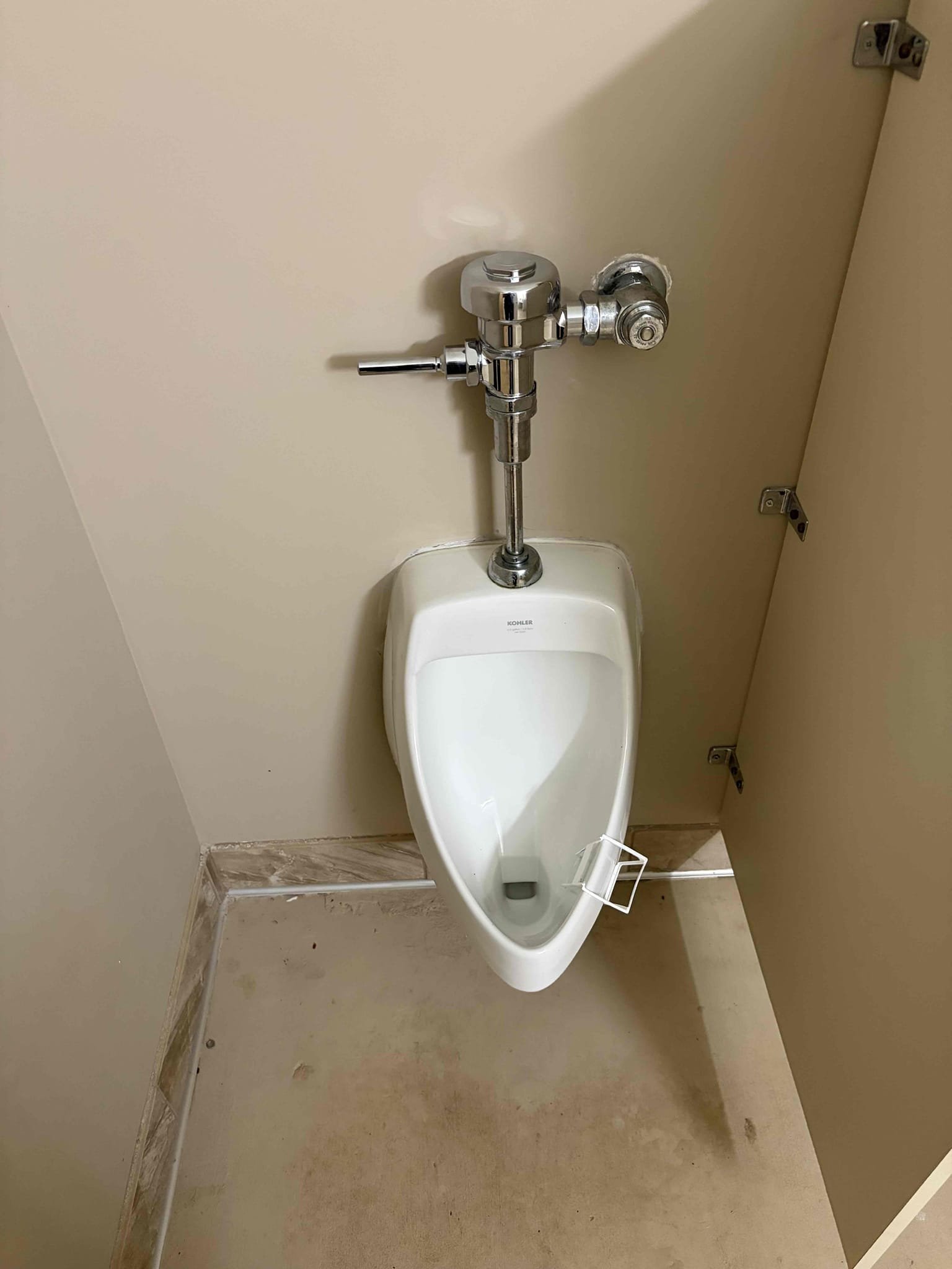 Replace men’s urinal in the men’s restroom 

For this job I came out to the urinal constantly flushing, as a result of that the diaphragm and the vacuum breaker needed to be replaced, however the oxidation had put spots all over the fixture its self, therefore I recommend to replace the flushometer with a new one. Once replaced, installed a new vacuum breaker and the unit itself. Took a before and after video of it not working then working. Once completed there are no leaks, no more wasted water and the job is complete. Thank you for using Chen plumbing and have a great day.