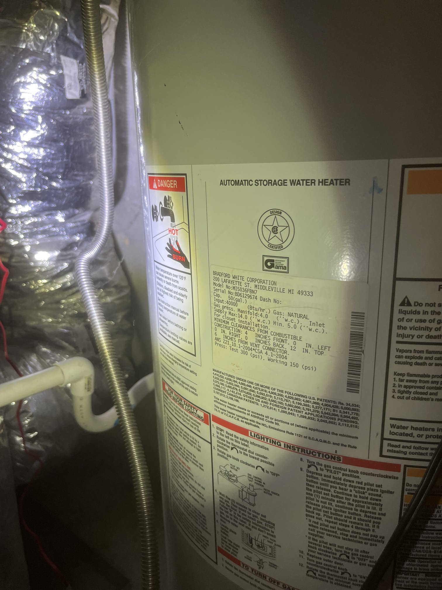 Customer had exposed ceiling in the garage below due to leaks from the bathtub. The tub doesn’t leak from the drain specifically when it’s draining. This was confirmed with the exposed ceilings. The tub only leaks when water fills past the jet nozzles and then leaks into the subfloor. Informed customer this is a leak from the jetted part of the tub specifically and the recommendation is to get a contractor to replace the tub. Also gave customer pricing for a water heater replacement because his water heater is original to the house (20 years old). Customer declined work at this time due to the heater working. Cautioned the customer against waiting too long since the median expected age of a water heater is around 10 years.