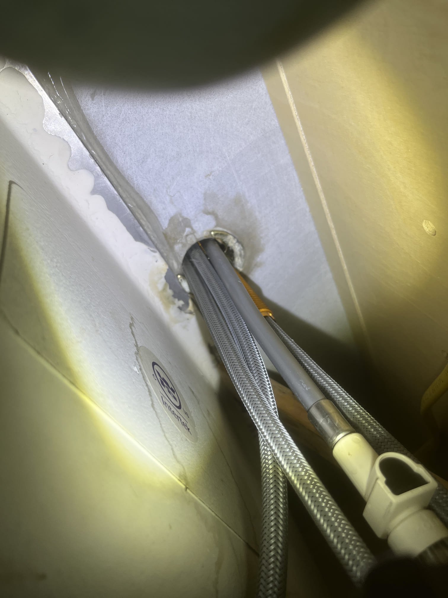 Charge is for a minor task code to disassemble necessary faucet parts to get a tool below to tighten it. Recommended and gave quote for a replacement due to age of faucet for customer. Customer declined replacement at this time and opted for it to be tightened.