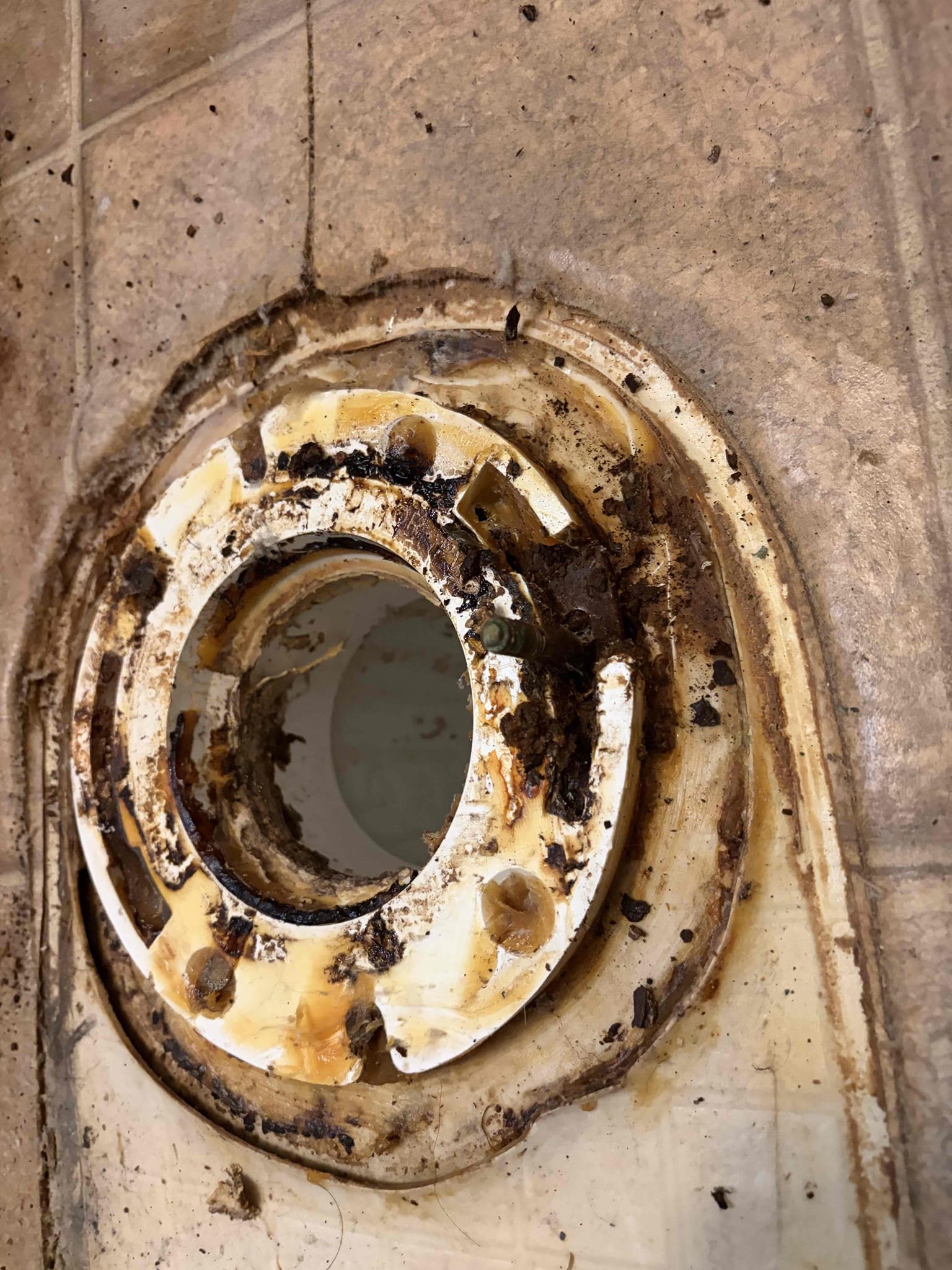 For this job came out to install two toilets repair a water heater and to jet out a sewer line. So therefore, I started on the water heater first I noticed that the gas line there was a small leak from the gas whip and it was old and it needed to be replaced so I recommended to get that replaced along with the proper sizing for the black iron, I also recommended to install new gas shut off valve, so that’s exactly what we did redid the venting on the water heater so it goes gradually up rather than dipping down to go up, additionally that has been fixed, moving on to the two toilets the one in the master bathroom I had to use a spanner flange in order to properly secure the bolt to the flange. There was a missing piece of the flange, so therefore rather than repairing it because of the way that it was nailed to the floor, I recommended to do a spanner flange repair and that’s exactly what we did. There’s no leaks coming from that toilet installed a new supply line and the customer is a