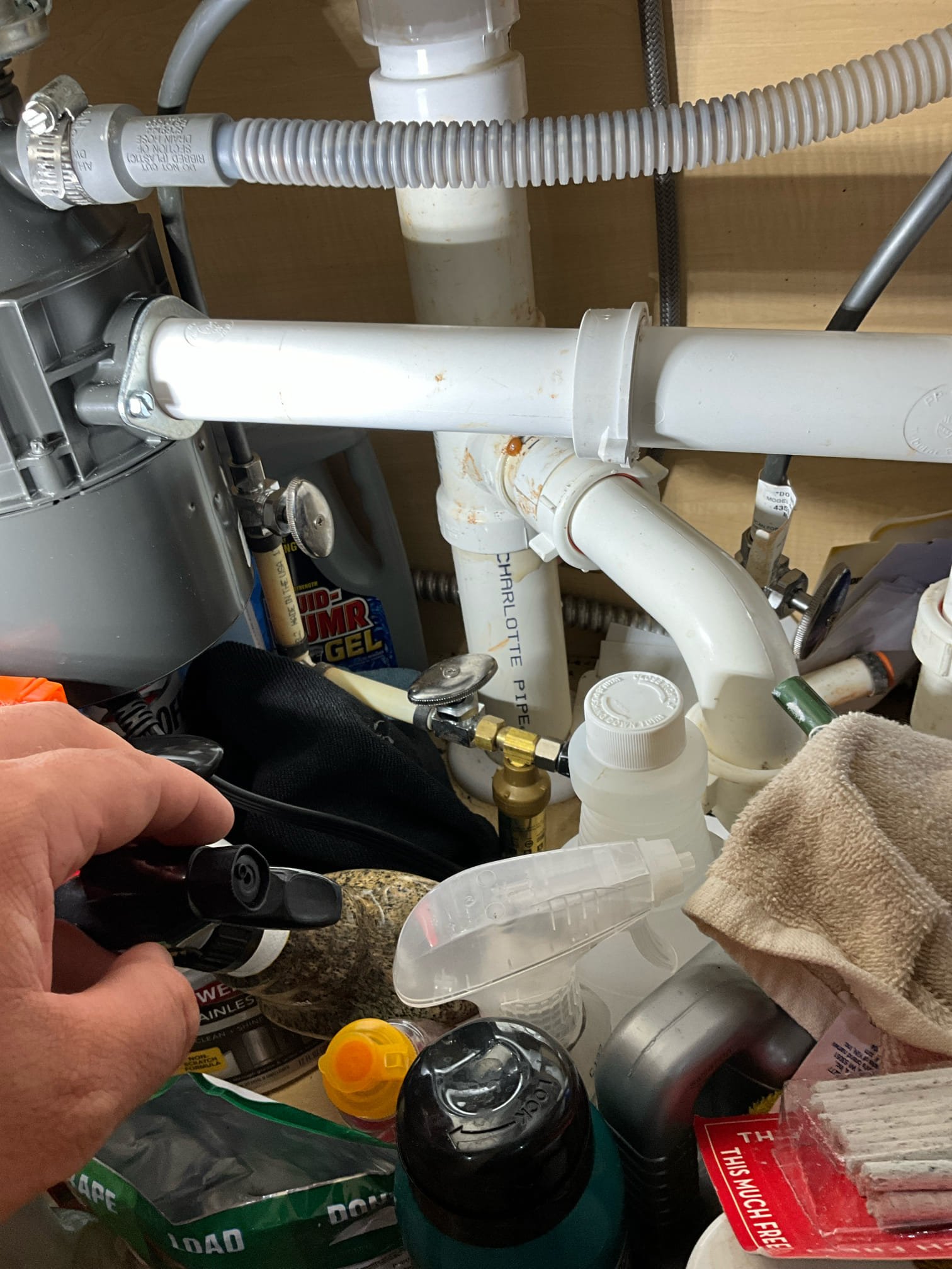 Call for leaking kitchen faucet.

Prior to arrival I listened to call, as Mr. Lee would be out of town during my visit. I met with his mother on site today.

Phone call mentioned that Lee does have a home warranty company and policy, and that repairs or replacement may be around $95 for this. We recommended our inspection to make sure there were not underlying factors contributing to premature faucet failure.

I arrived and met with Mrs. Hall. Lee was just landing at the airport during this time and was available by phone. Mrs. Hall mentioned the faucet drips around the top. They are the original owners of the home, and the home is approximately ten years old, in a subdivision of the same age.

Inspection and diagnostic findings:
Checked faucet and leak can be replicated immediately by turning faucet on. Does not turn off fully at normal position,a nd must be moved and wiggled a bit to shut off. Significant corrosion and sediment/mineral buildup at base and joint of faucet. Checked wat