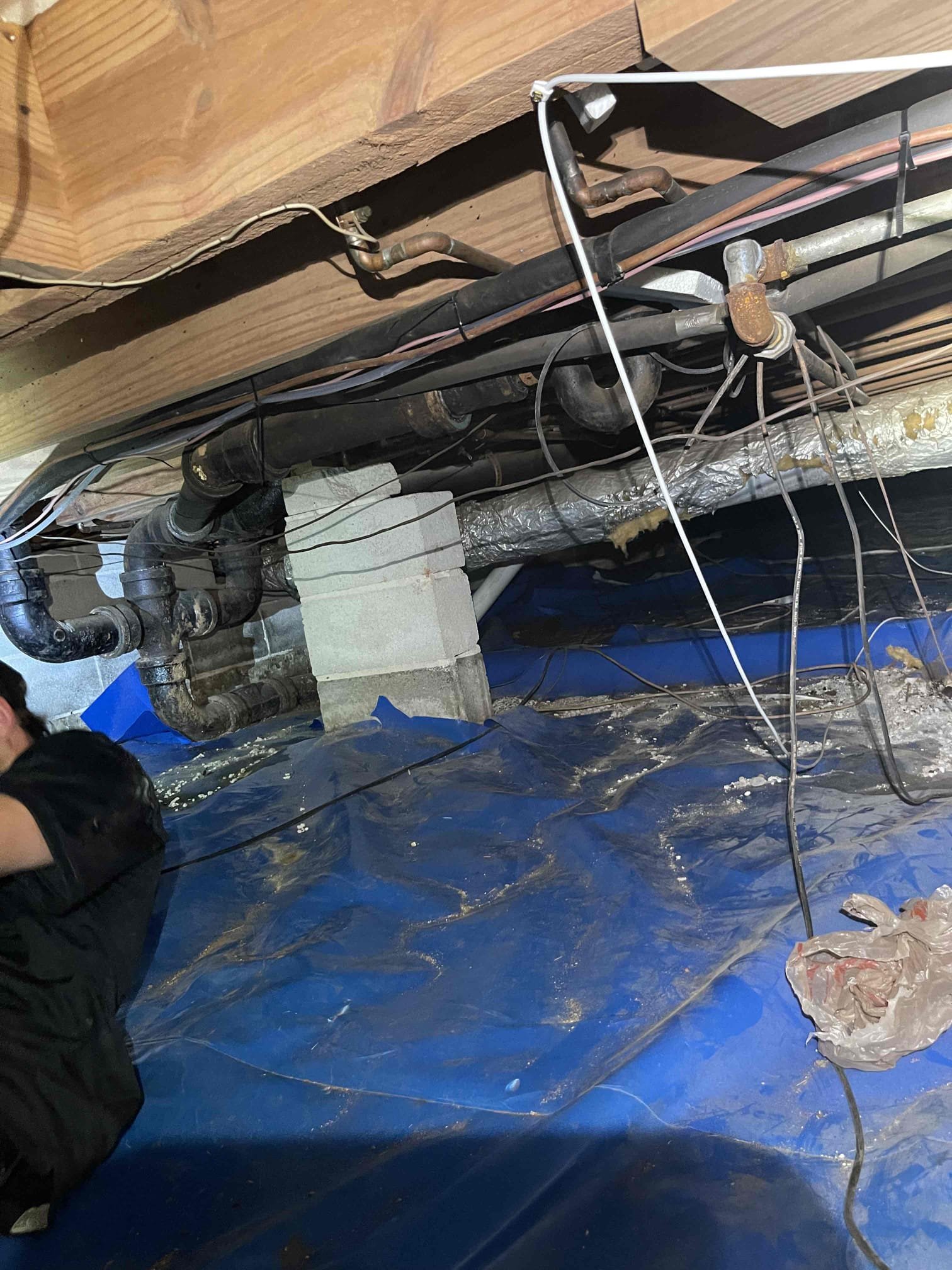 Came out for a loose shower valve. Chen plumbing did work recently on some drain repairs in the yard and crawlspace. Homeowner showed us which valve was loose in the wall and confirmed we had not worked on this valve. We went down to the crawlspace and found the piping that goes up to the shower valve. Took video demonstrating where those lines go up through the floor, and showed that even when you try to wiggle them from below, the pipes do not move at all due to the angle they were installed in at. Unsure as to what caused the shower valve to be loose inside the wall. Gave homeowner different ideas to secure the shower valve. No further issue at this time.  