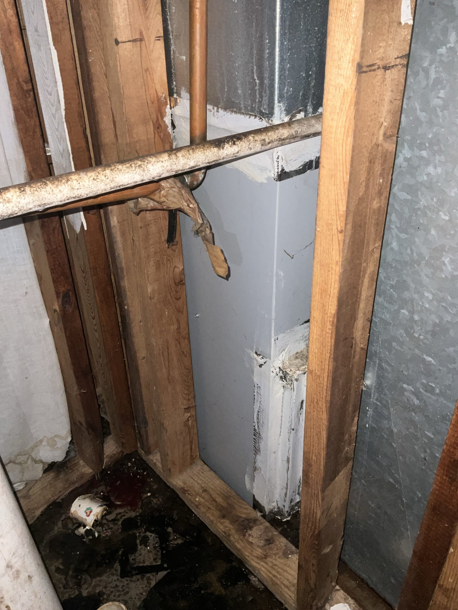 Customer had a condensate pump that had shorted. The plug in was singed and the outlet was burned. Pump was constantly running. Water appeared to be from hvac leak. 