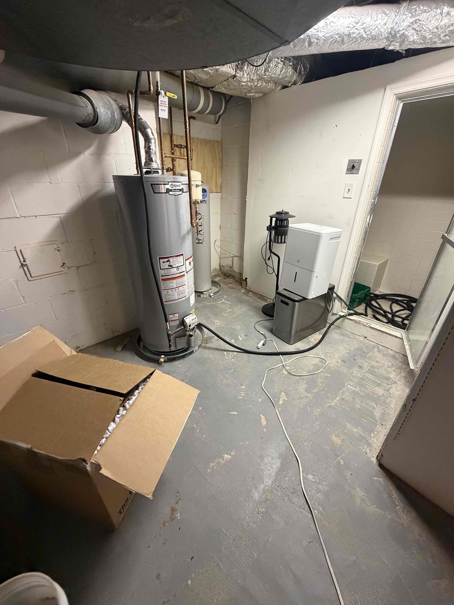 Upon arrival, customer stated he is wanting to service tank water heater. Customer also stated interest in a recirculating pump. Provided customer with estimates. Customer approved estimate for water heater service. Flushed water heater, checked expansion tank and shut offs. Water heater is serviced and relit.