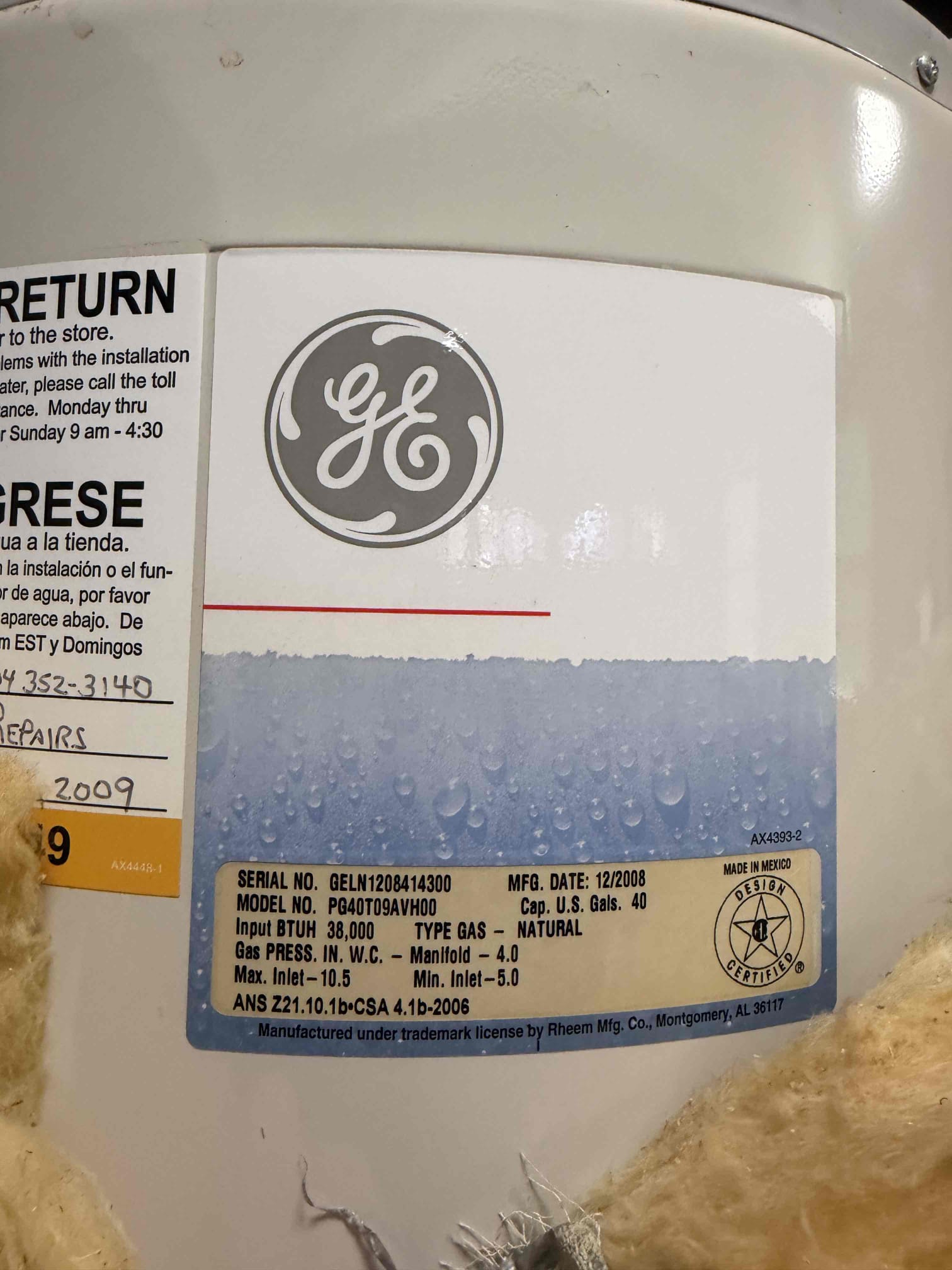 Customer stated they had a few issues going on and had another plumbing out and wanted a second opinion. Found that water heater is from 2008 and has a small drip on it and also that thermal expansion tank has failed. Also found that pressure was above 130 psi. Also customer wanted kitchen faucet replaced and two toilets as well. Will send estimates for plumbing repairs needed/that are recommended. Biggest concern at the time is a high water pressure and the leak on the water heater.